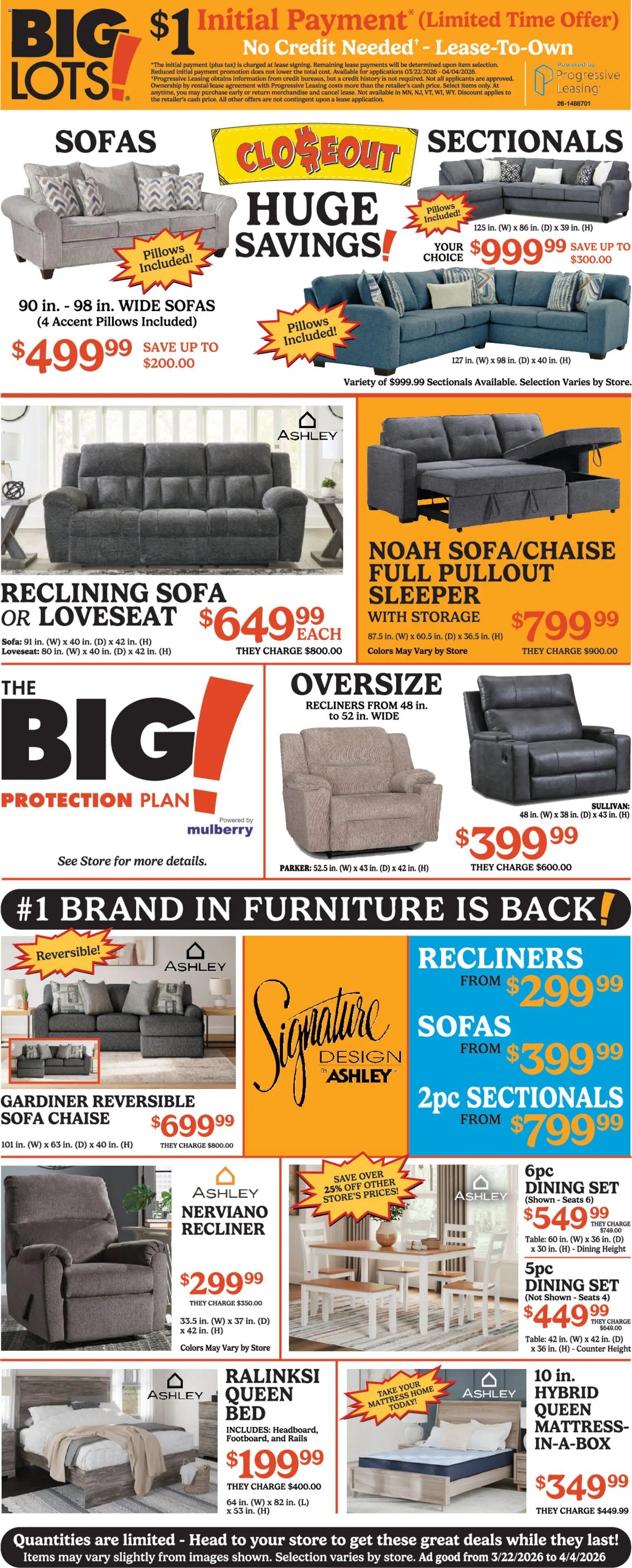 Big Lots offer from 03/22/2026 Big Lots Weekly Ad