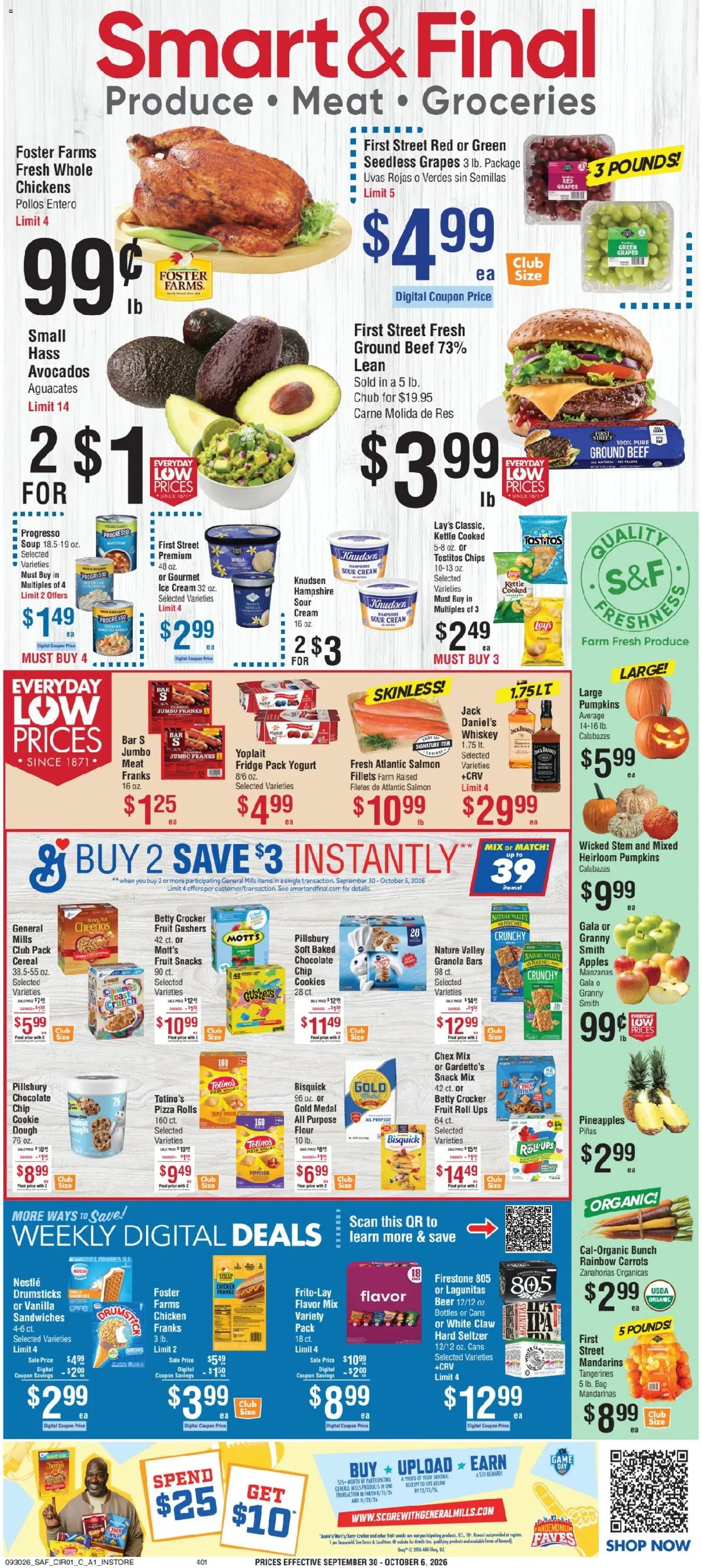 Smart & Final offer from 09/30/2026 Smart & Final Weekly Ad