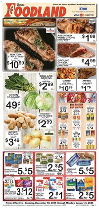 Foodland offer from 12/30/2025 Weekly Ad