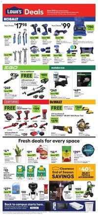 Lowe's offer from 08/06/2026 Lowe's Weekly Ad