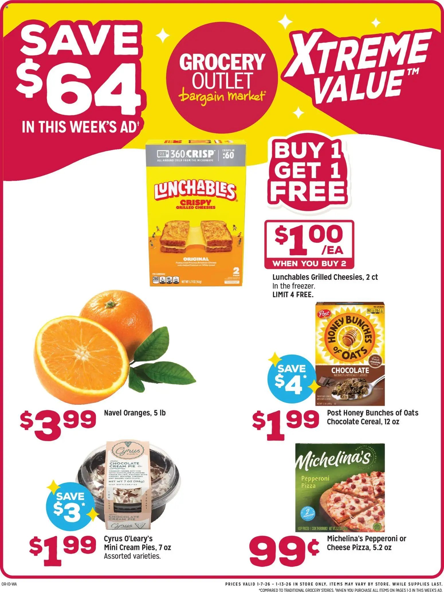 Grocery Outlet offer from 01/07/2026 Weekly Ad - ID