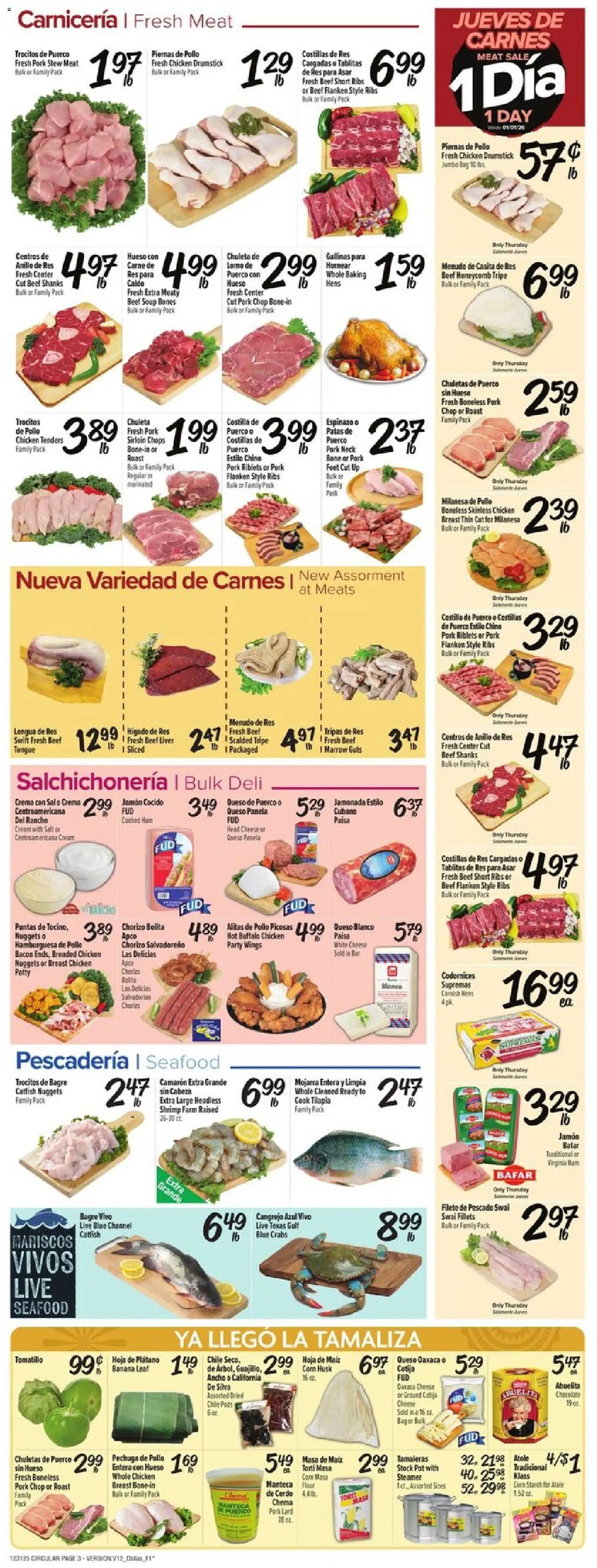Fiesta Mart offer from 12/31/2025 Weekly Ad