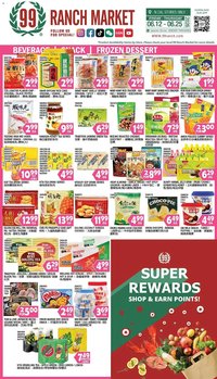 99 Ranch Market offer from 06/12/2026 99 Ranch Market Beverages | Snack | Frozen Dessert