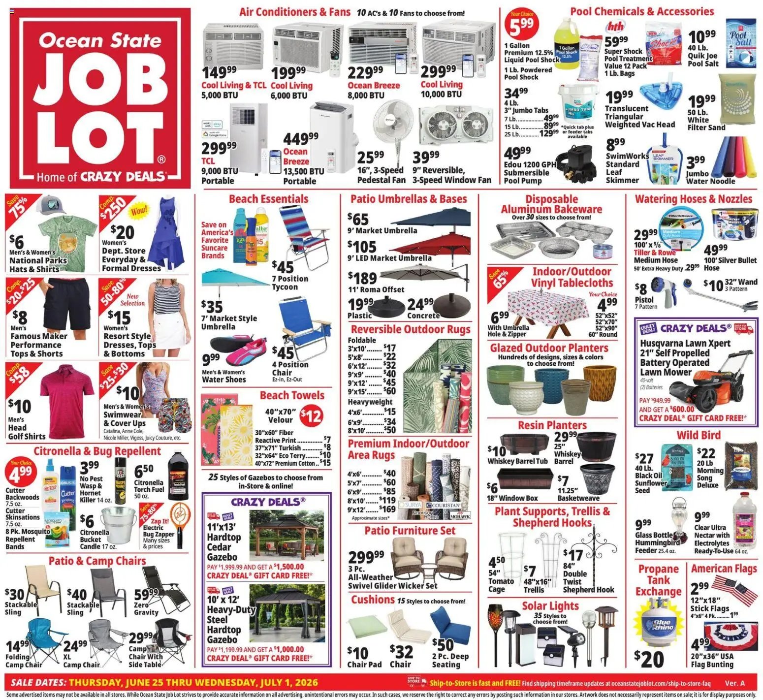 Ocean State Job Lot offer from 06/25/2026 Ocean State Job Lot Weekly Ad