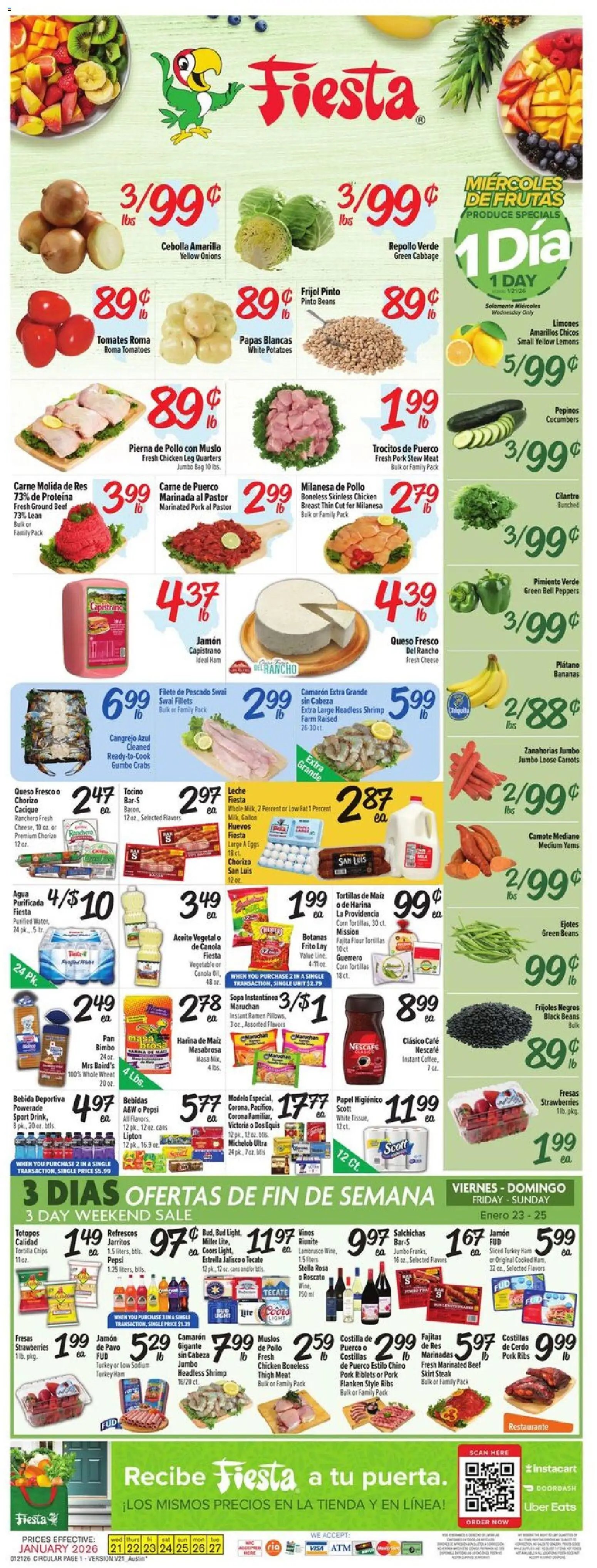 Fiesta Mart offer from 01/21/2026 Weekly Ad