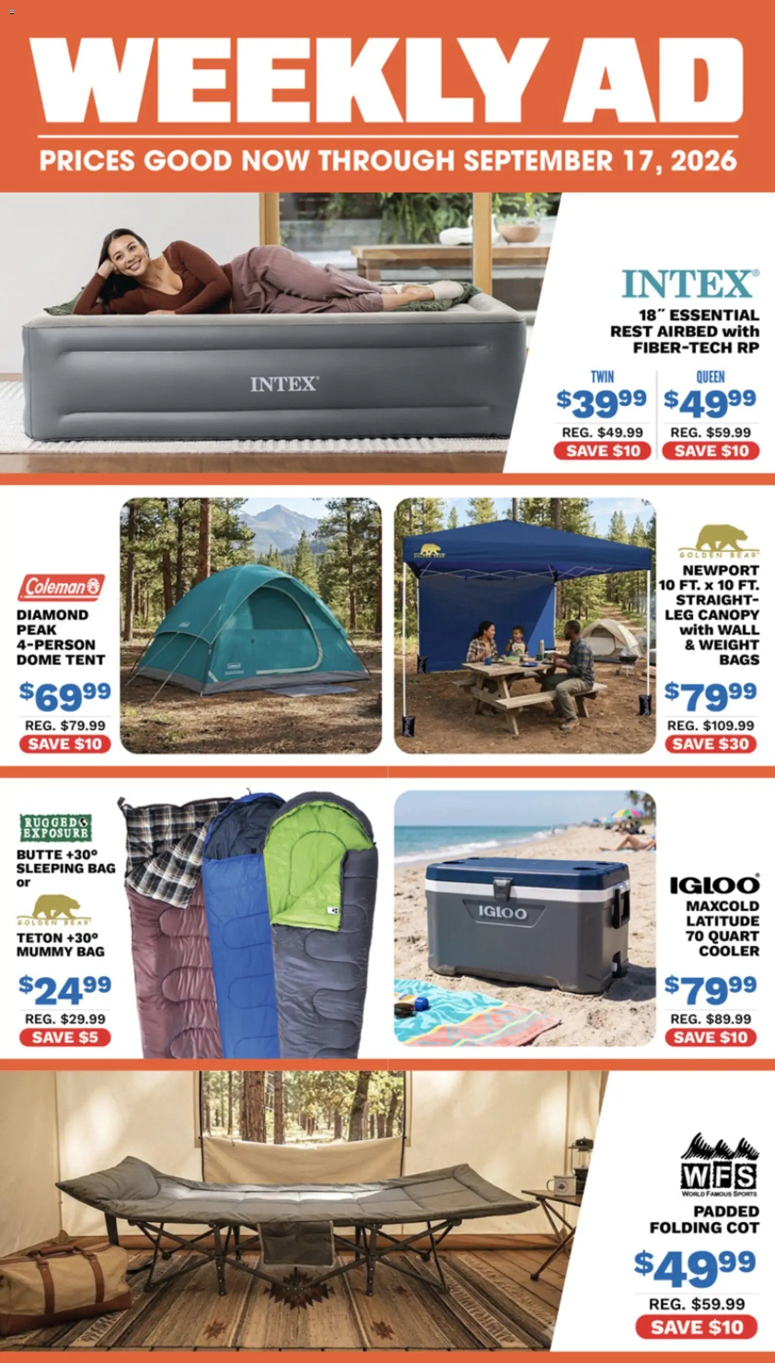 Big 5 Sporting Goods offer from 09/09/2026 Big 5 Sporting Goods Weekly Ad
