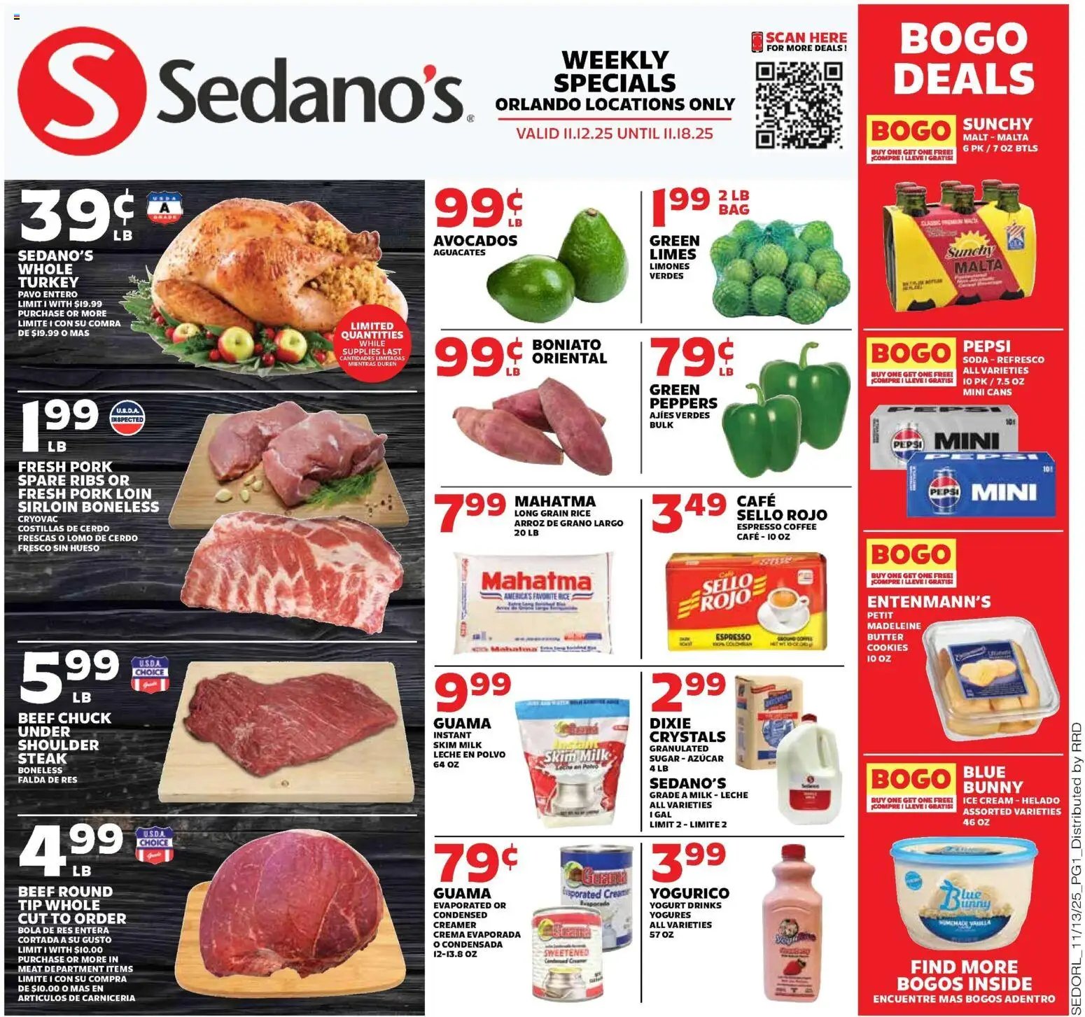 Sedano's offer from 11/12/2025 Weekly Ad