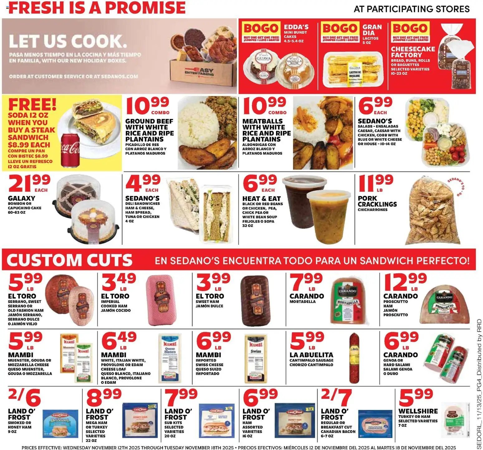 Sedano's offer from 11/12/2025 Weekly Ad