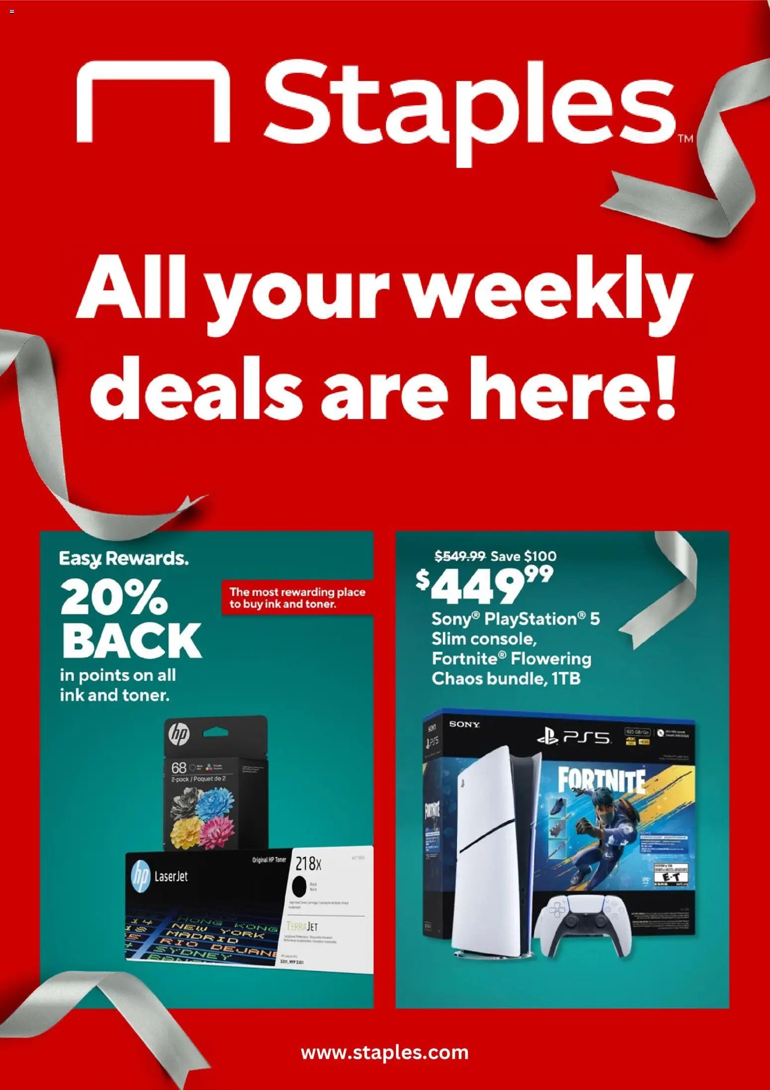 Staples offer from 12/21/2025 Weekly Ad