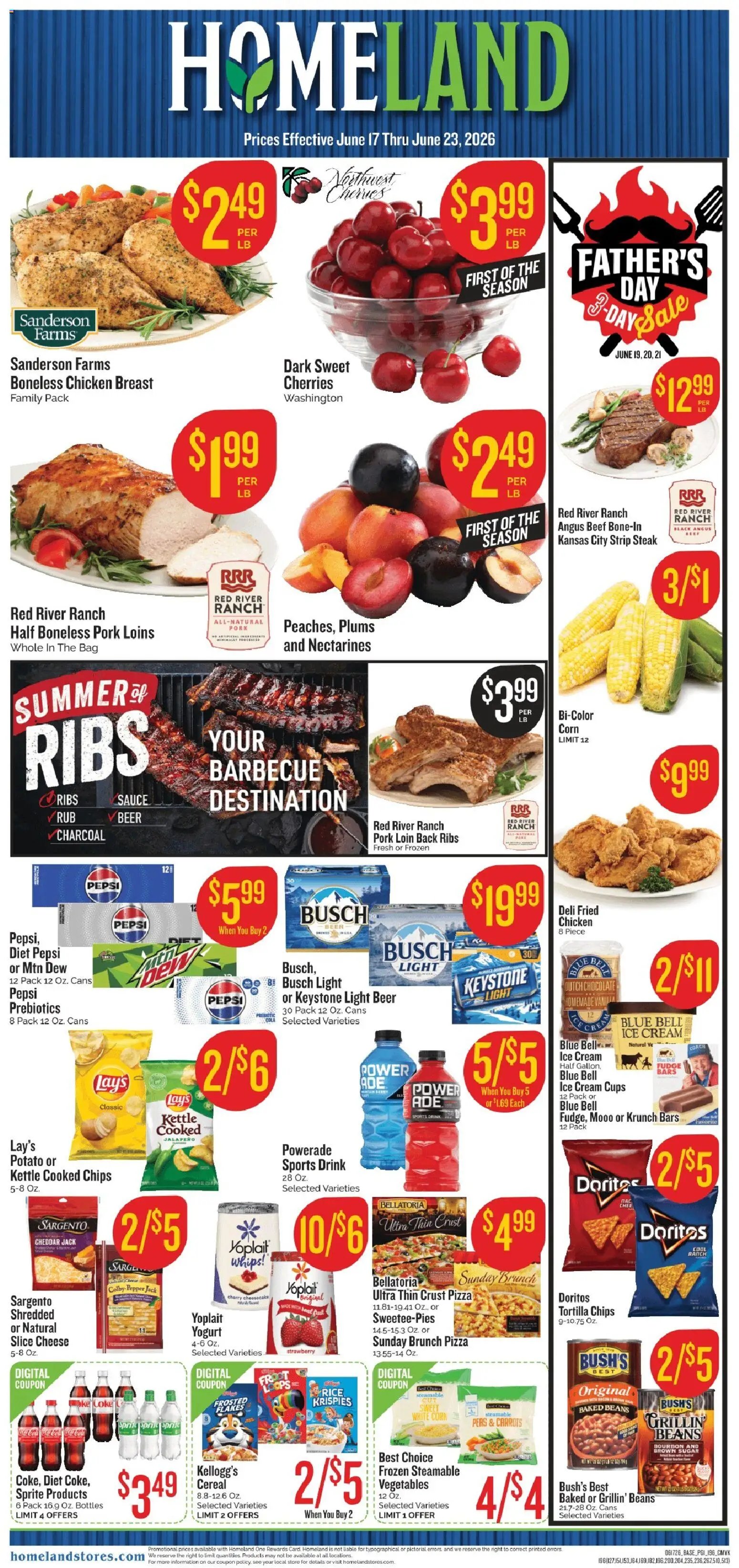 Homeland offer from 06/17/2026 Homeland Weekly Ad