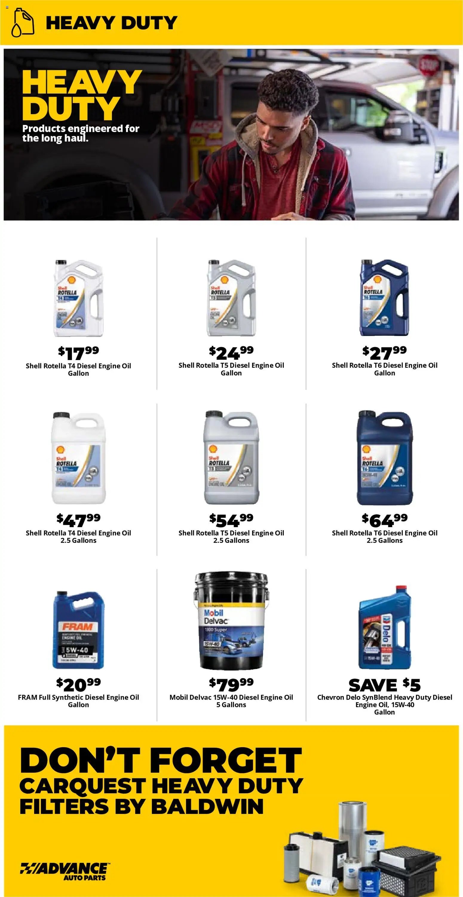 Advance Auto Parts offer from 01/04/2026 Weekly Ad