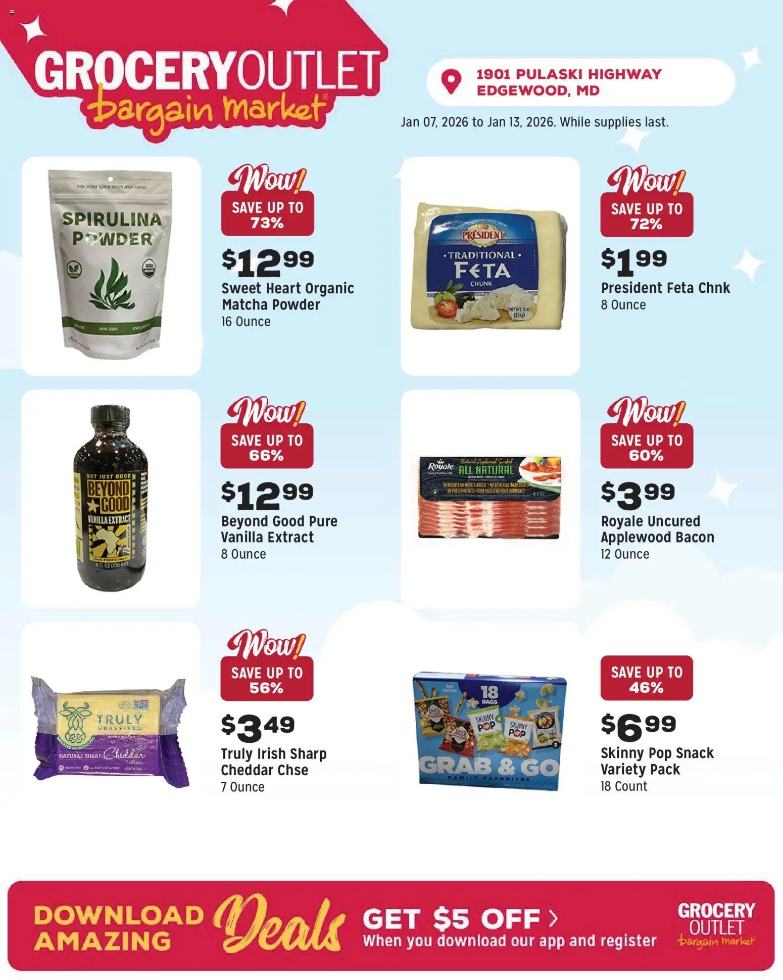 Grocery Outlet offer from 01/07/2026 Weekly Ad - MD