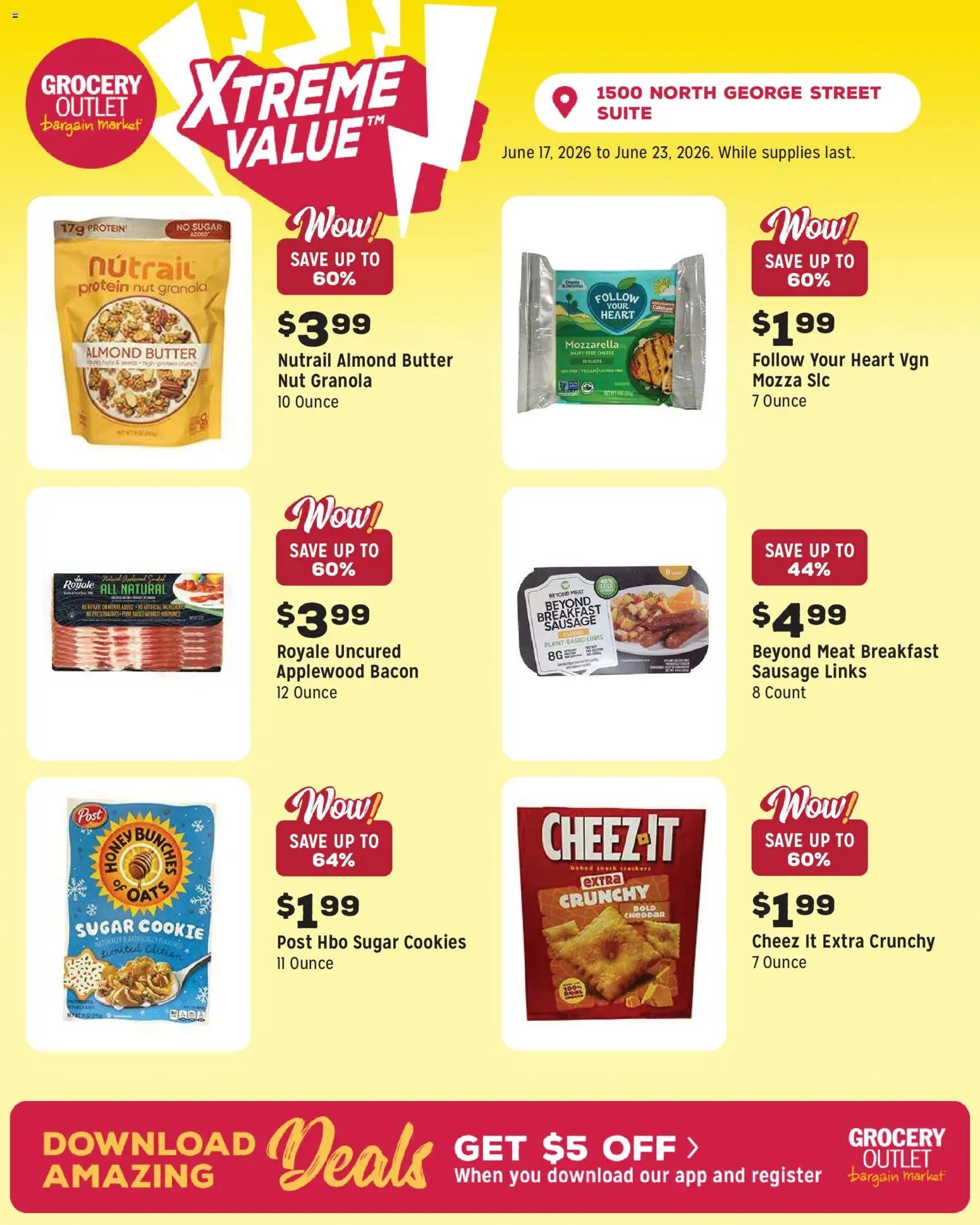 Grocery Outlet offer from 06/17/2026 Grocery Outlet Weekly Ad - PA
