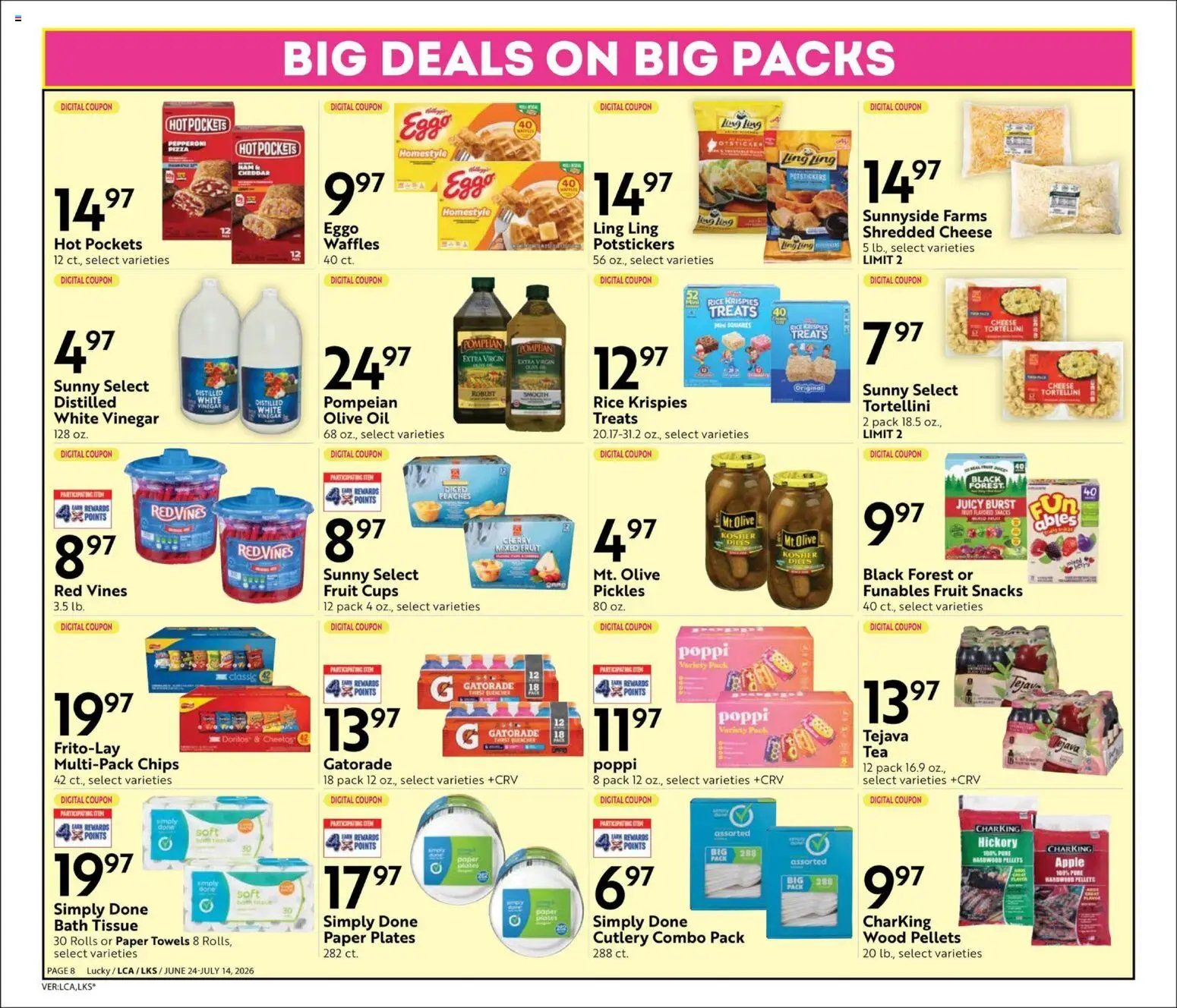 Lucky Supermarkets offer from 06/24/2026 Lucky Supermarkets Big Book of Savings