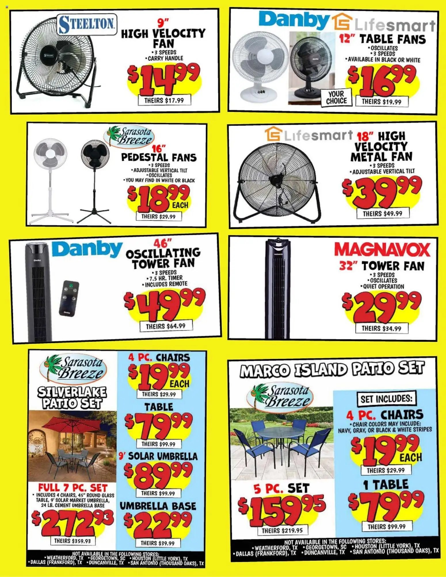 Ollie's offer from 06/12/2026 Ollie's A/C and Fan Ad