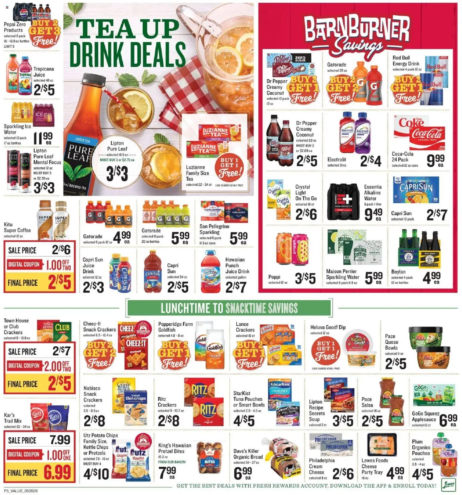 Lowes Foods offer from 05/20/2026 Lowes Foods Weekly Ad - NC
