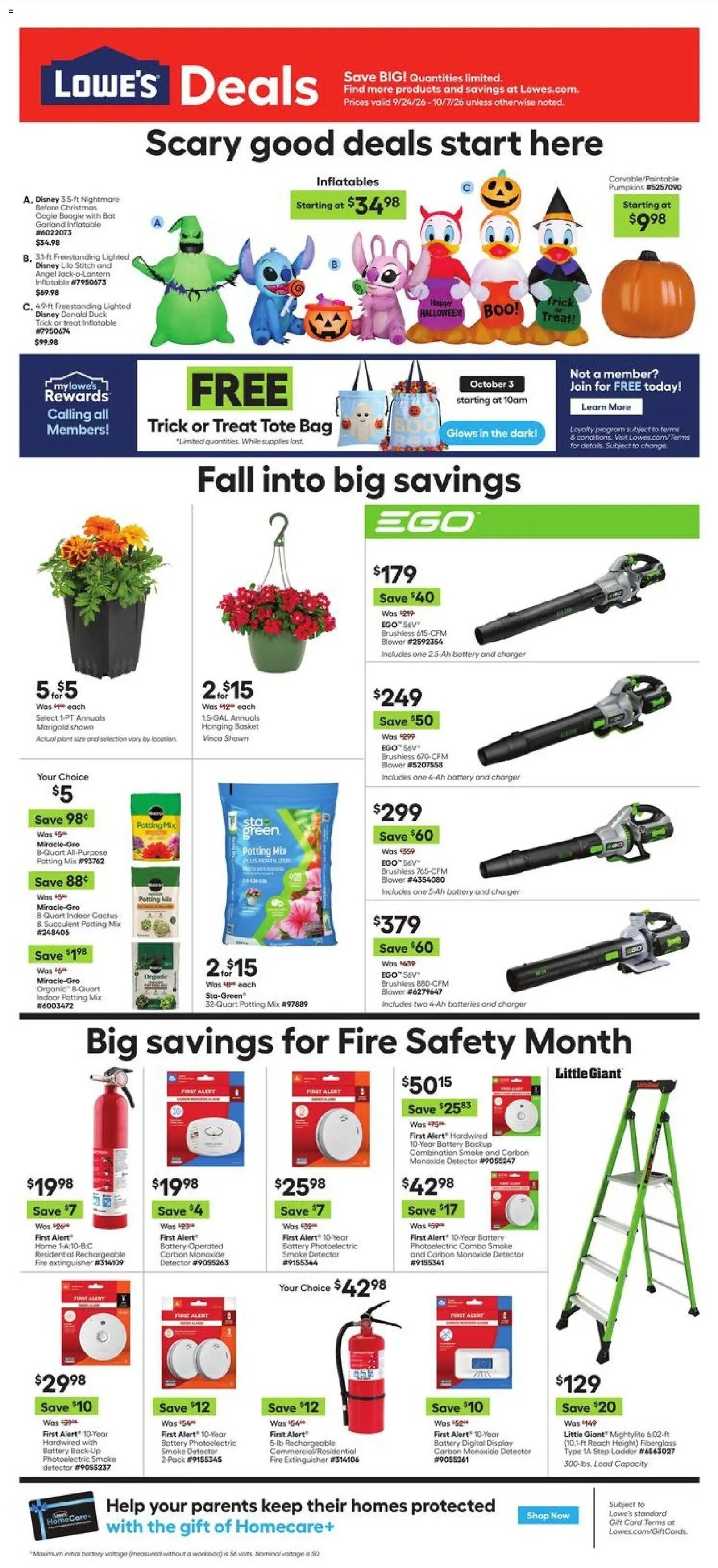 Lowe's offer from 09/24/2026 Lowe's Weekly Ad