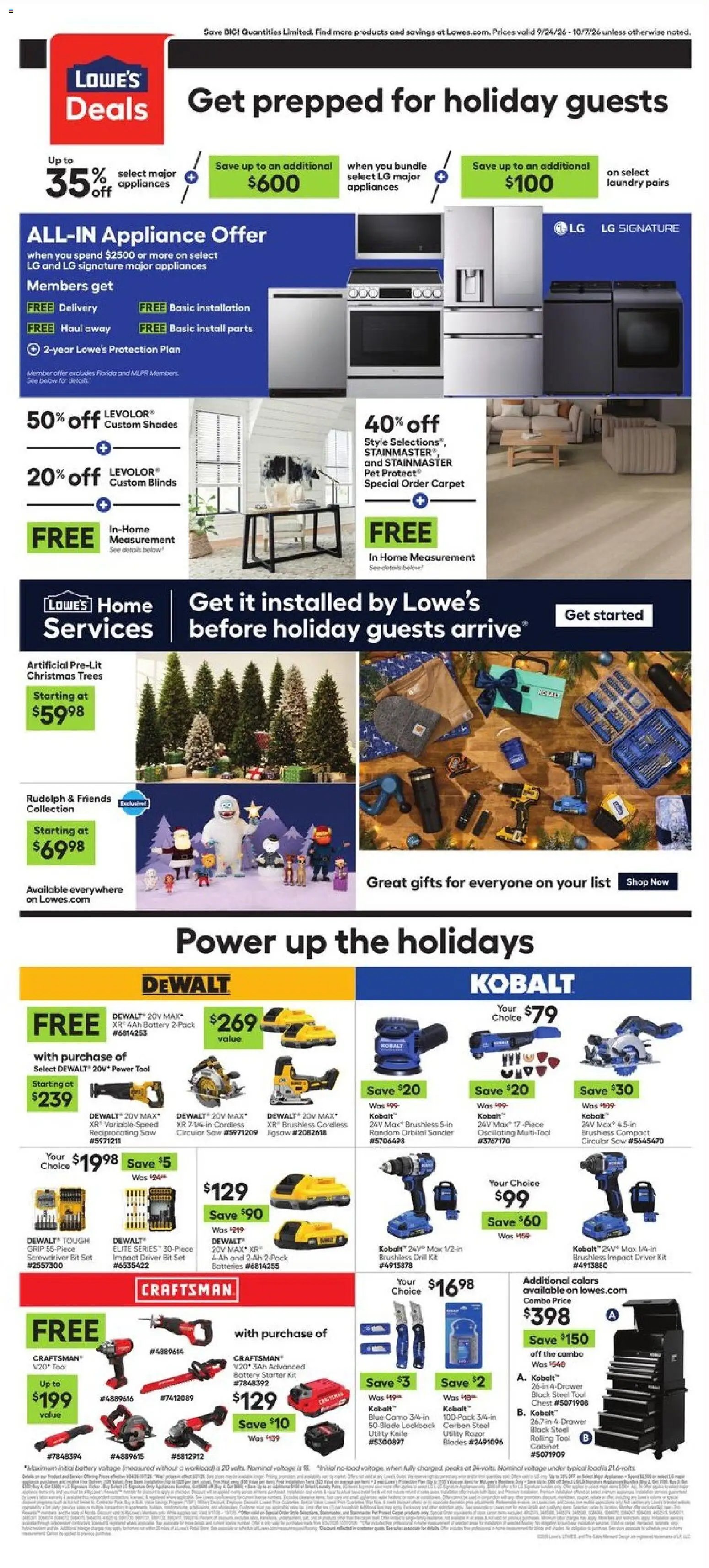 Lowe's offer from 09/24/2026 Lowe's Weekly Ad