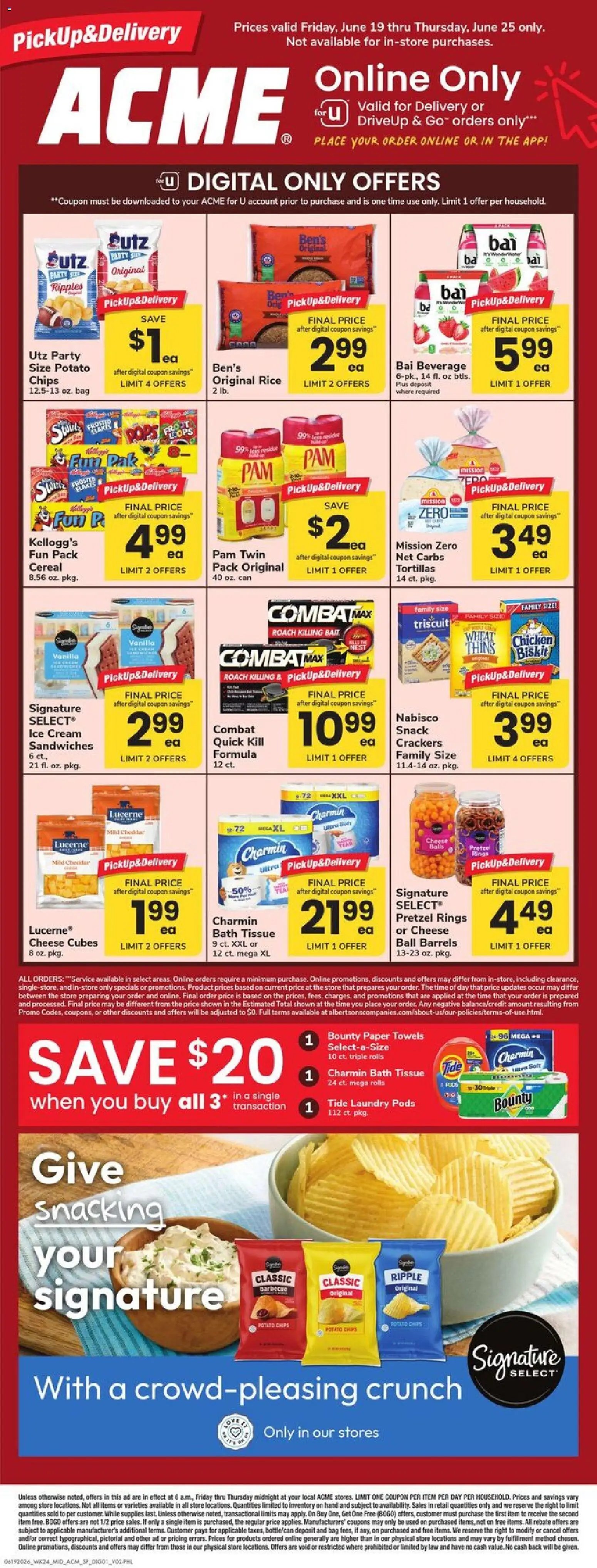 Acme offer from 06/19/2026 Acme Specialty Publication