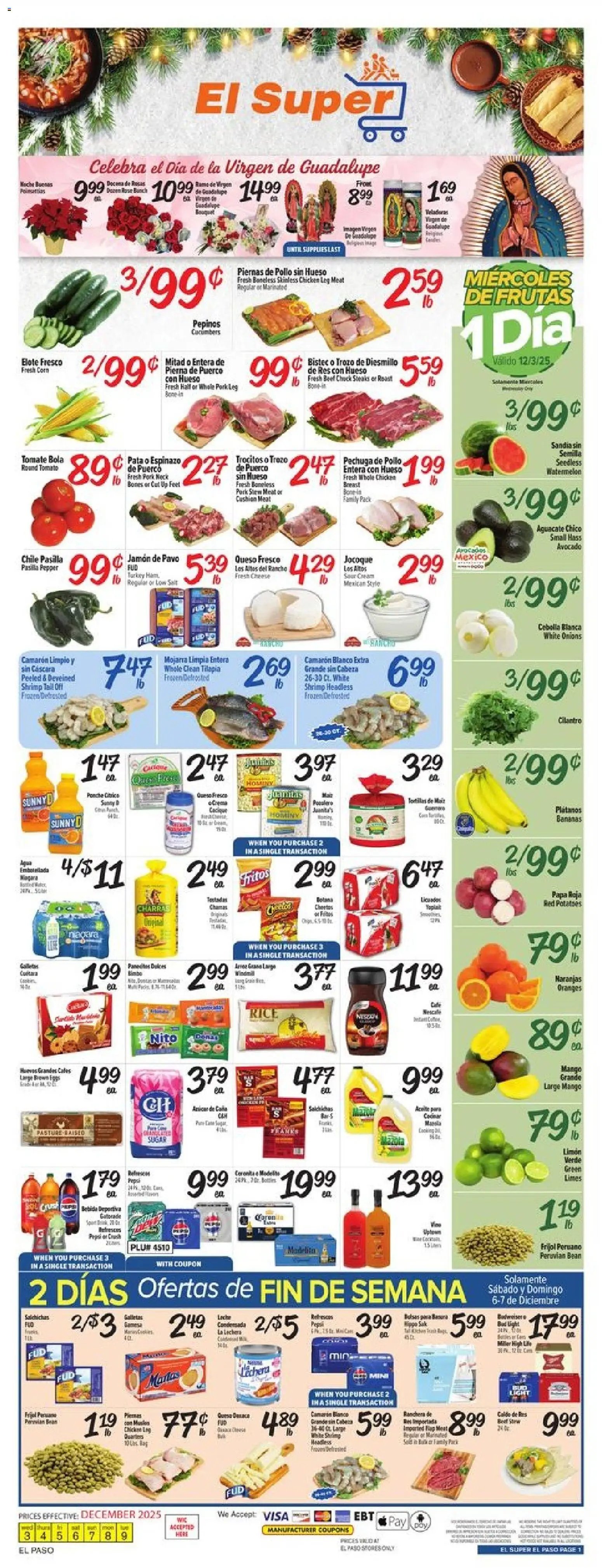El Super offer from 12/03/2025 Weekly Ad - TX