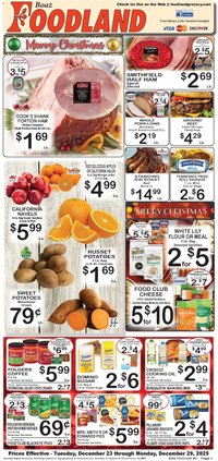 Foodland offer from 12/23/2025 Weekly Ad