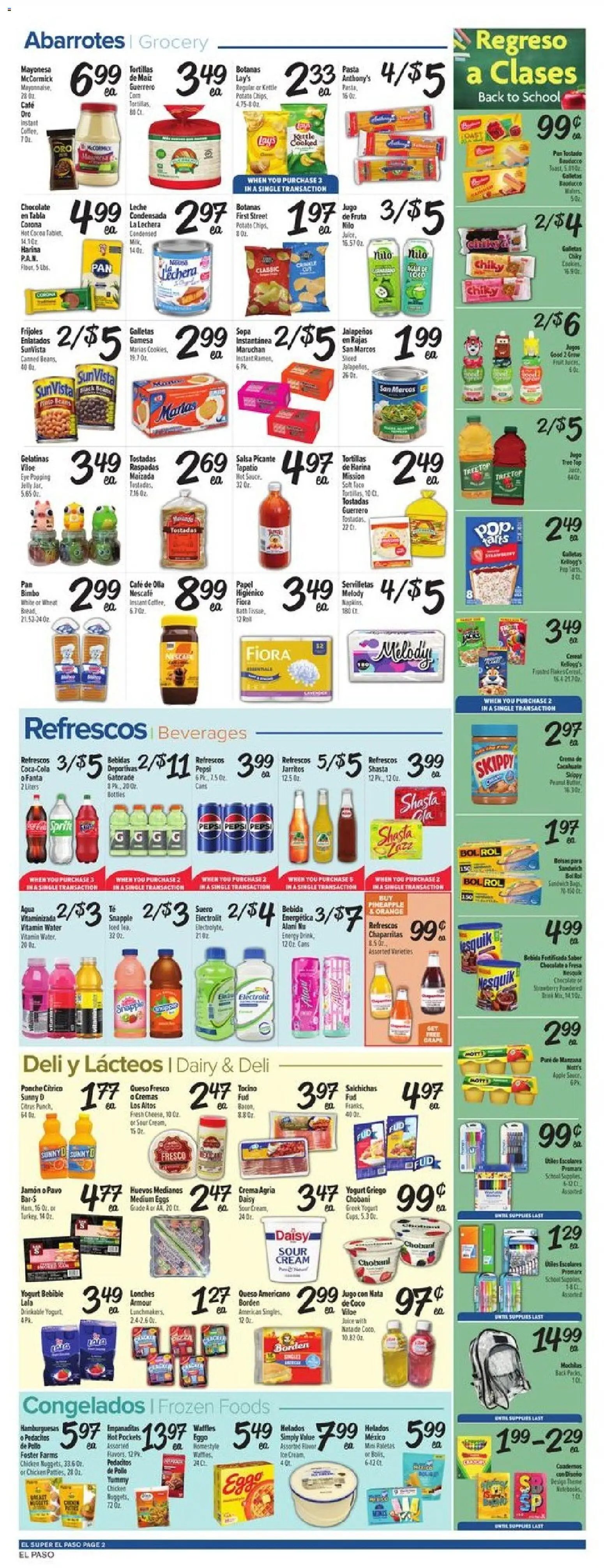 El Super offer from 08/05/2026 El Super Weekly Ad - TX