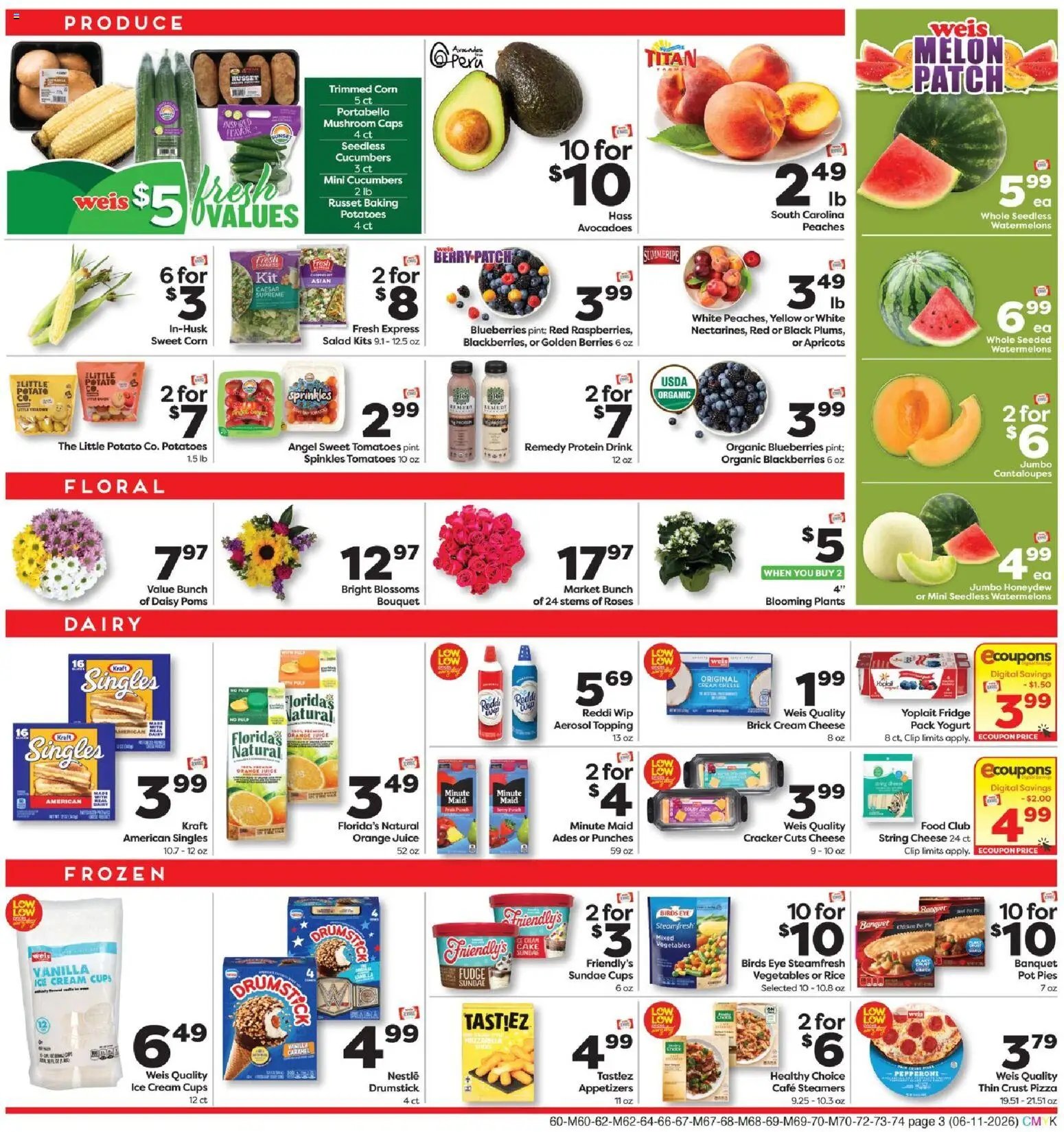 Weis offer from 06/11/2026 Weis Weekly Circular - PA