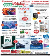 ABC Warehouse offer from 12/21/2025 Weekly Ad