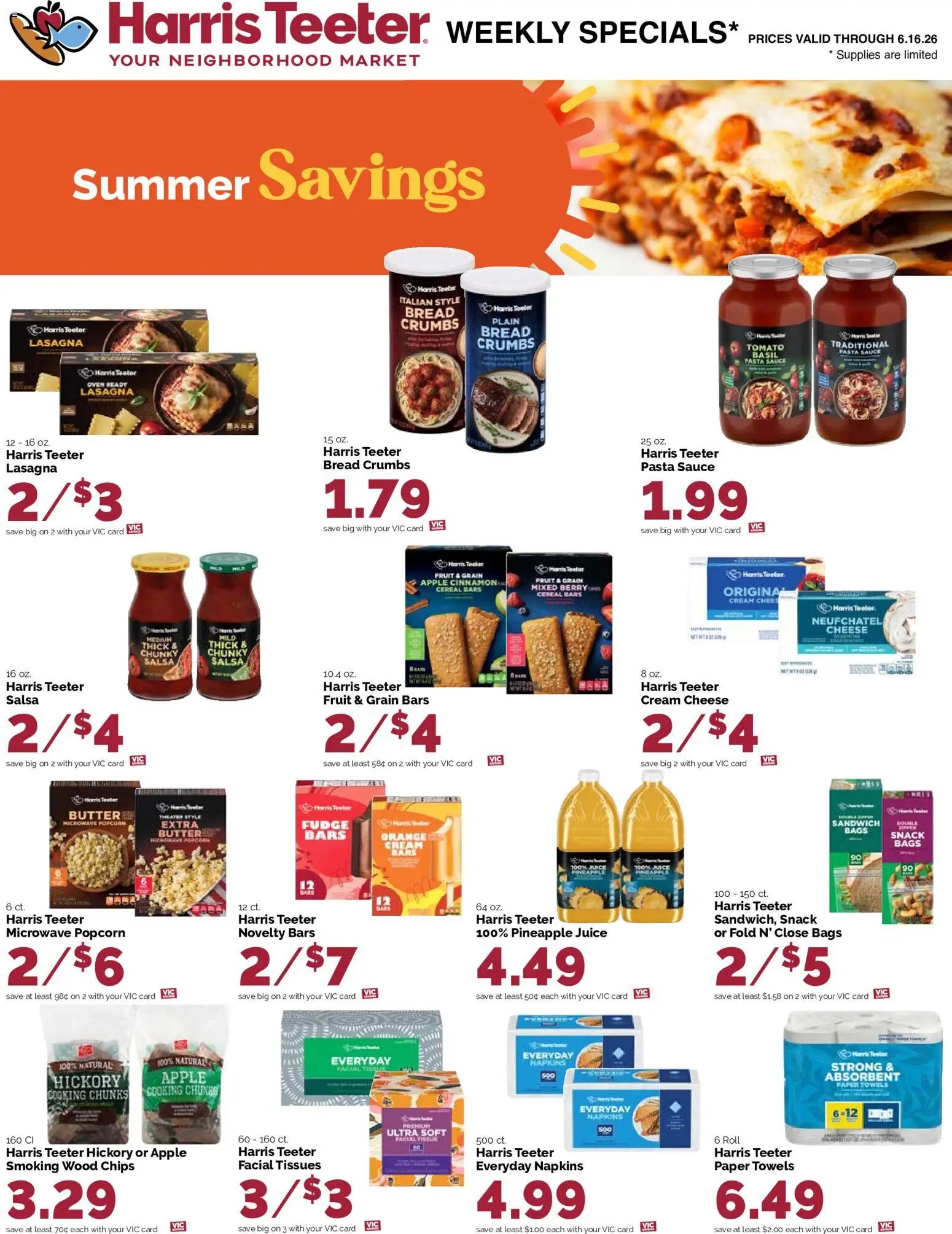 Harris Teeter offer from 06/10/2026 Harris Teeter Weekly Ad - NC