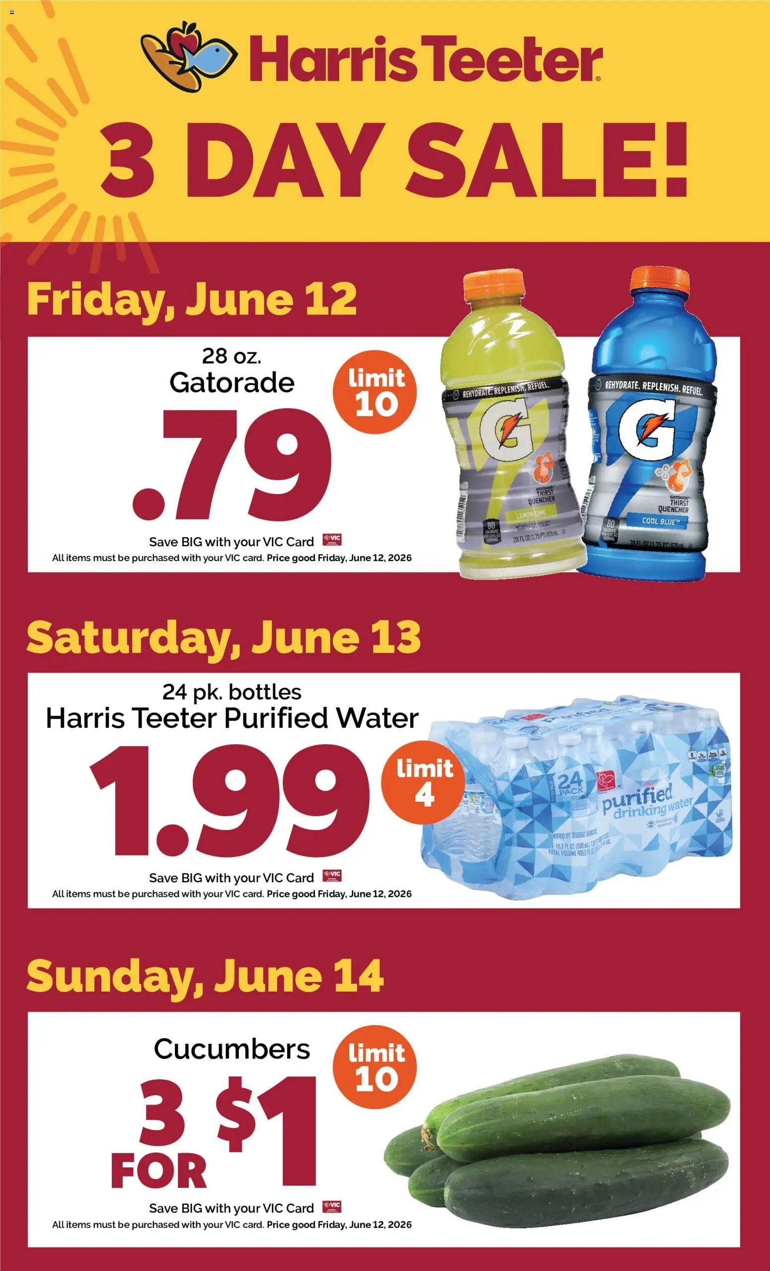 Harris Teeter offer from 06/10/2026 Harris Teeter Weekly Ad - NC