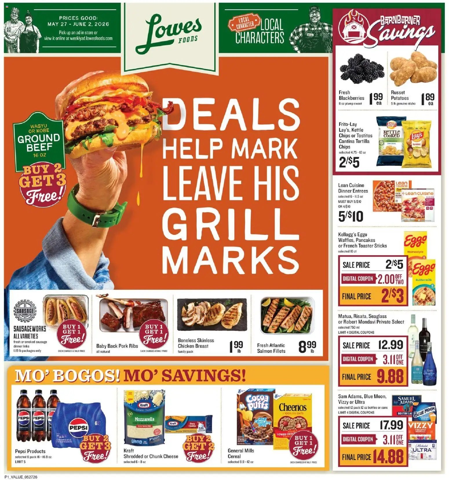 Lowes Foods offer from 05/27/2026 Lowes Foods Weekly Ad - NC