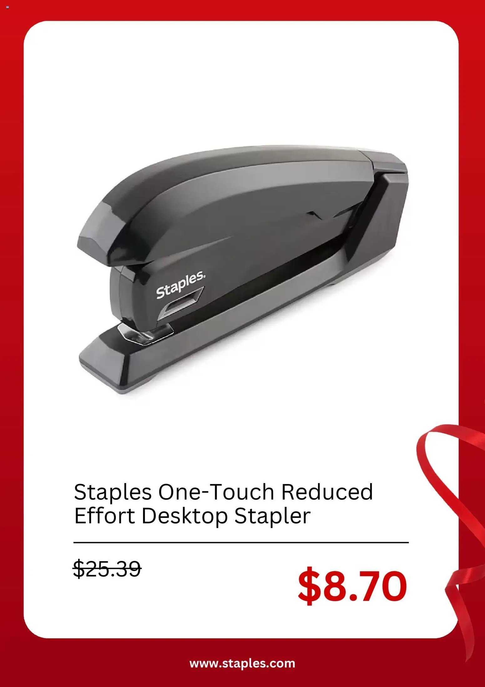 Staples offer from 04/12/2026 Staples Weekly Ad