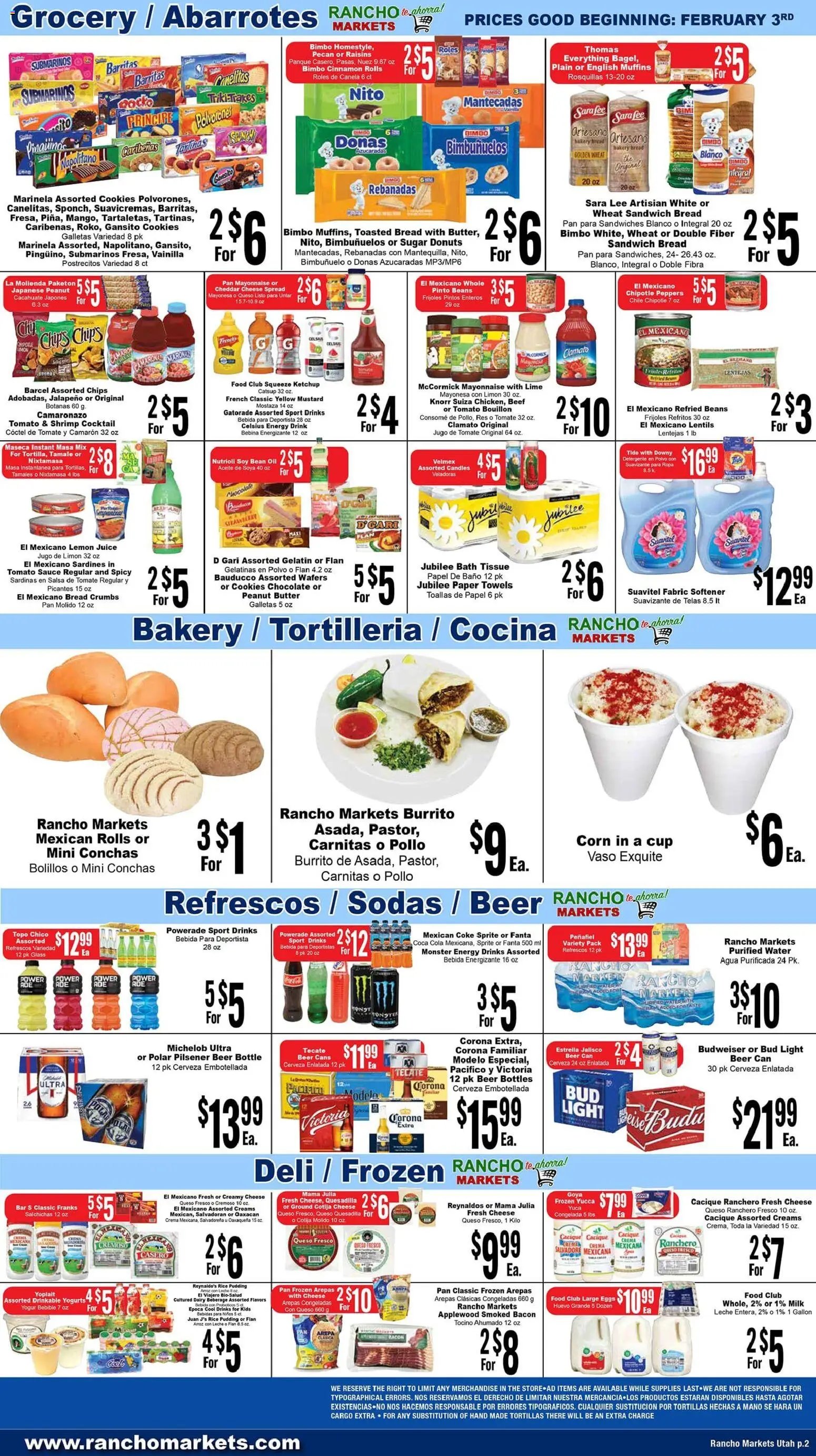 Rancho Markets offer from 02/03/2026 Weekly Ad