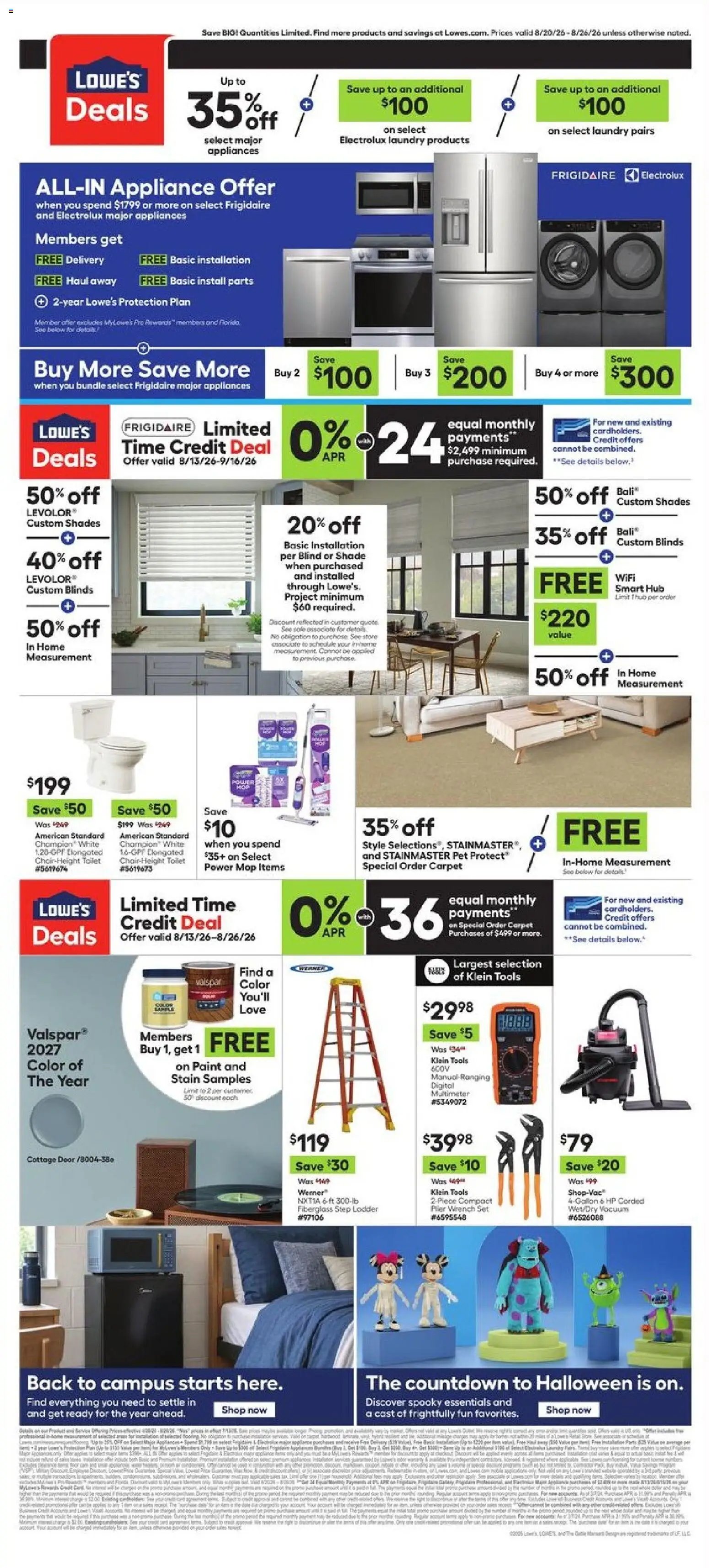Lowe's offer from 08/20/2026 Lowe's Weekly Ad