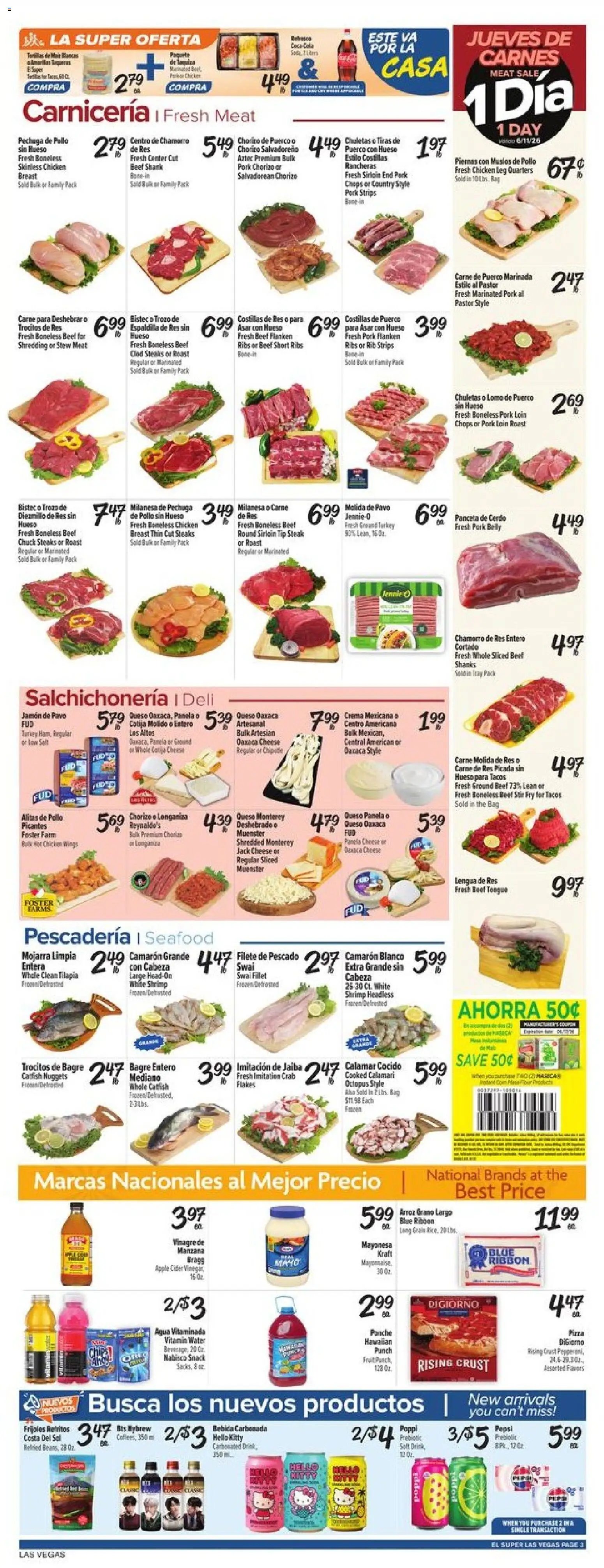 El Super offer from 06/10/2026 El Super Weekly Ad - NV