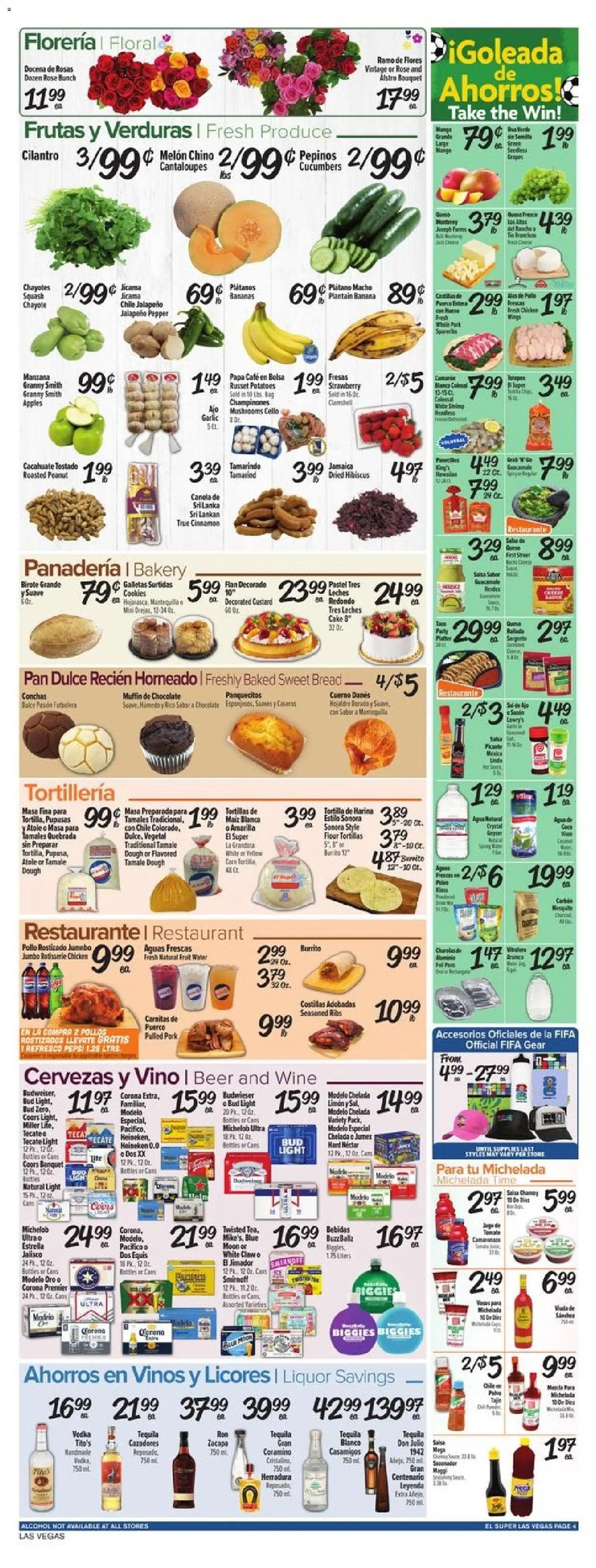 El Super offer from 06/10/2026 El Super Weekly Ad - NV