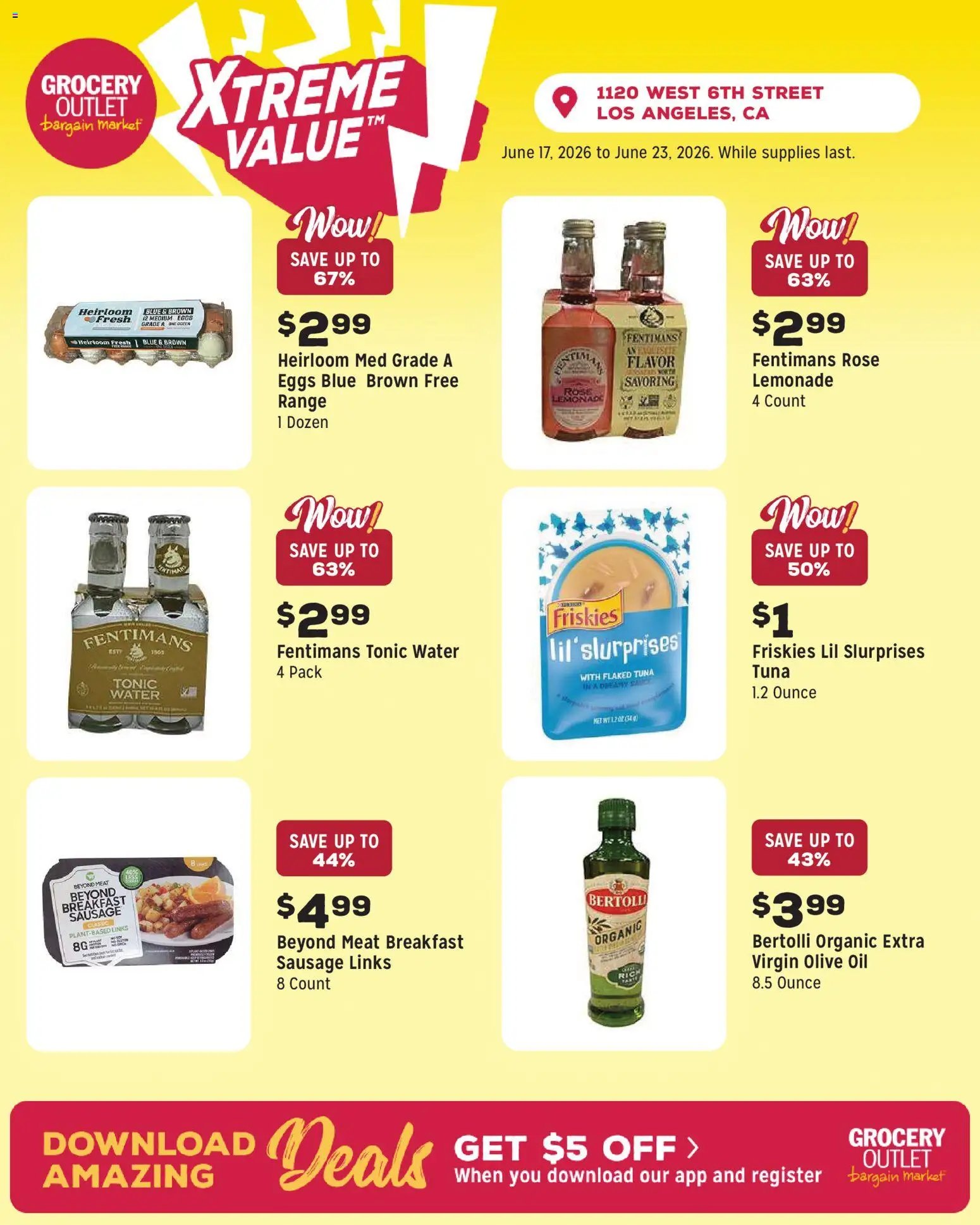 Grocery Outlet offer from 06/17/2026 Grocery Outlet Weekly Ad - CA