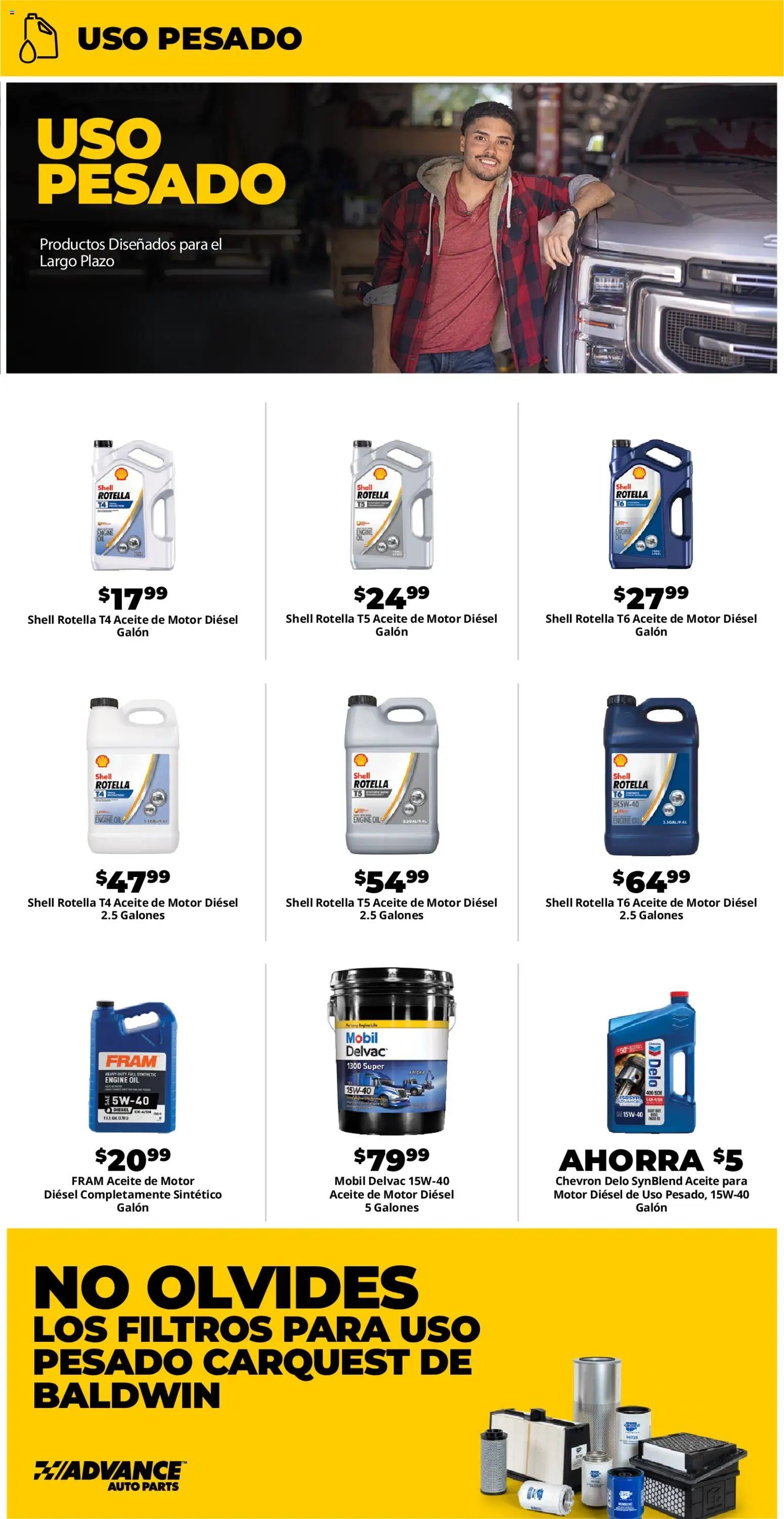 Advance Auto Parts offer from 11/27/2025 Weekly Ad - Spanish