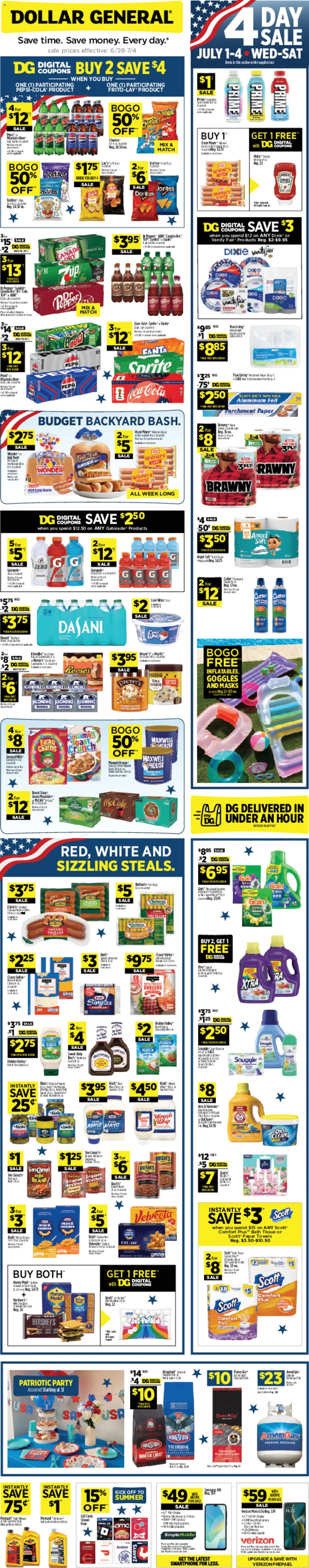 Dollar General offer from 06/28/2026 Dollar General Weekly Ad
