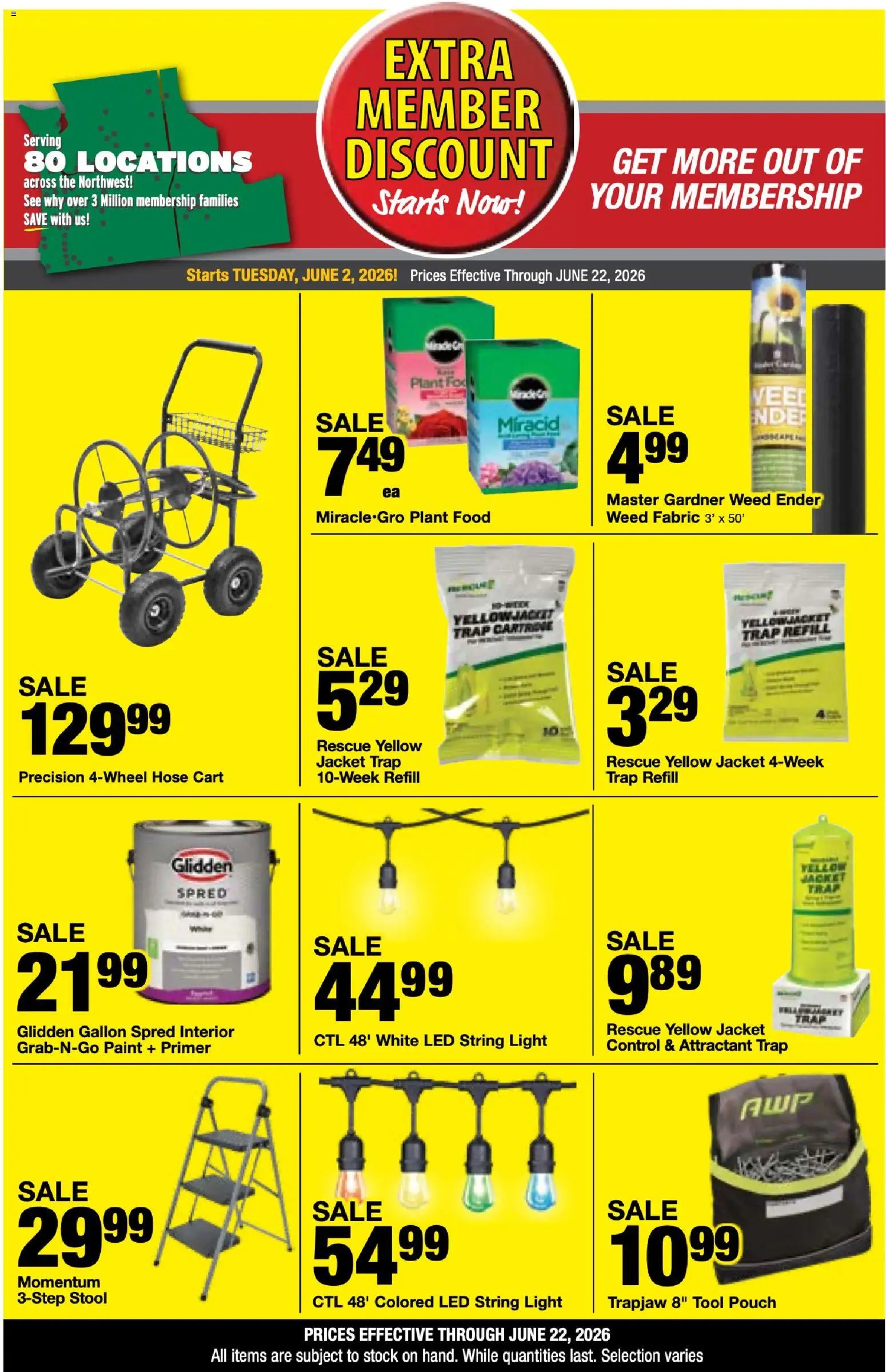 Bi-Mart offer from 06/02/2026 Bi-Mart Extra Member Discount