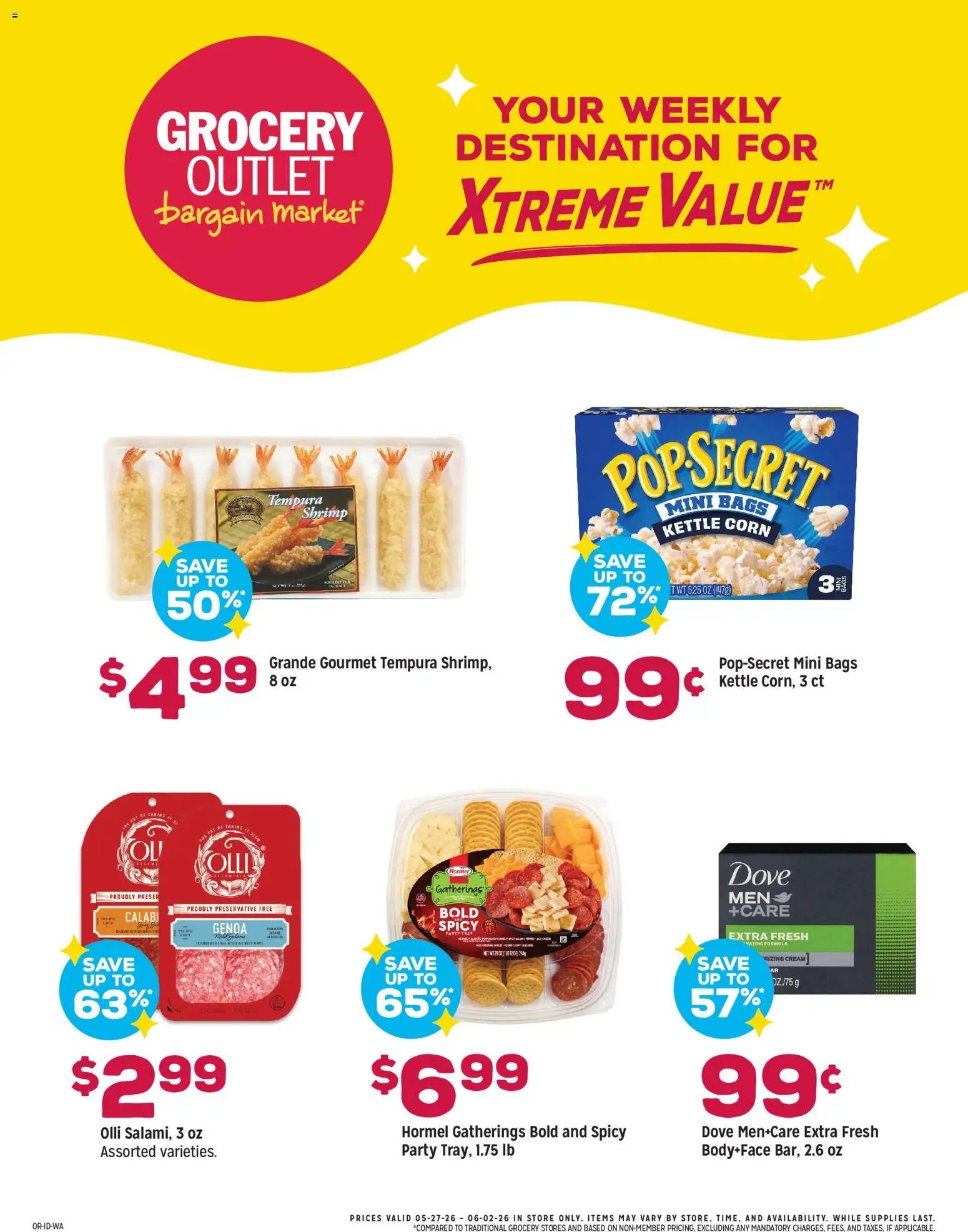 Grocery Outlet offer from 05/27/2026 Grocery Outlet Weekly Ad - ID