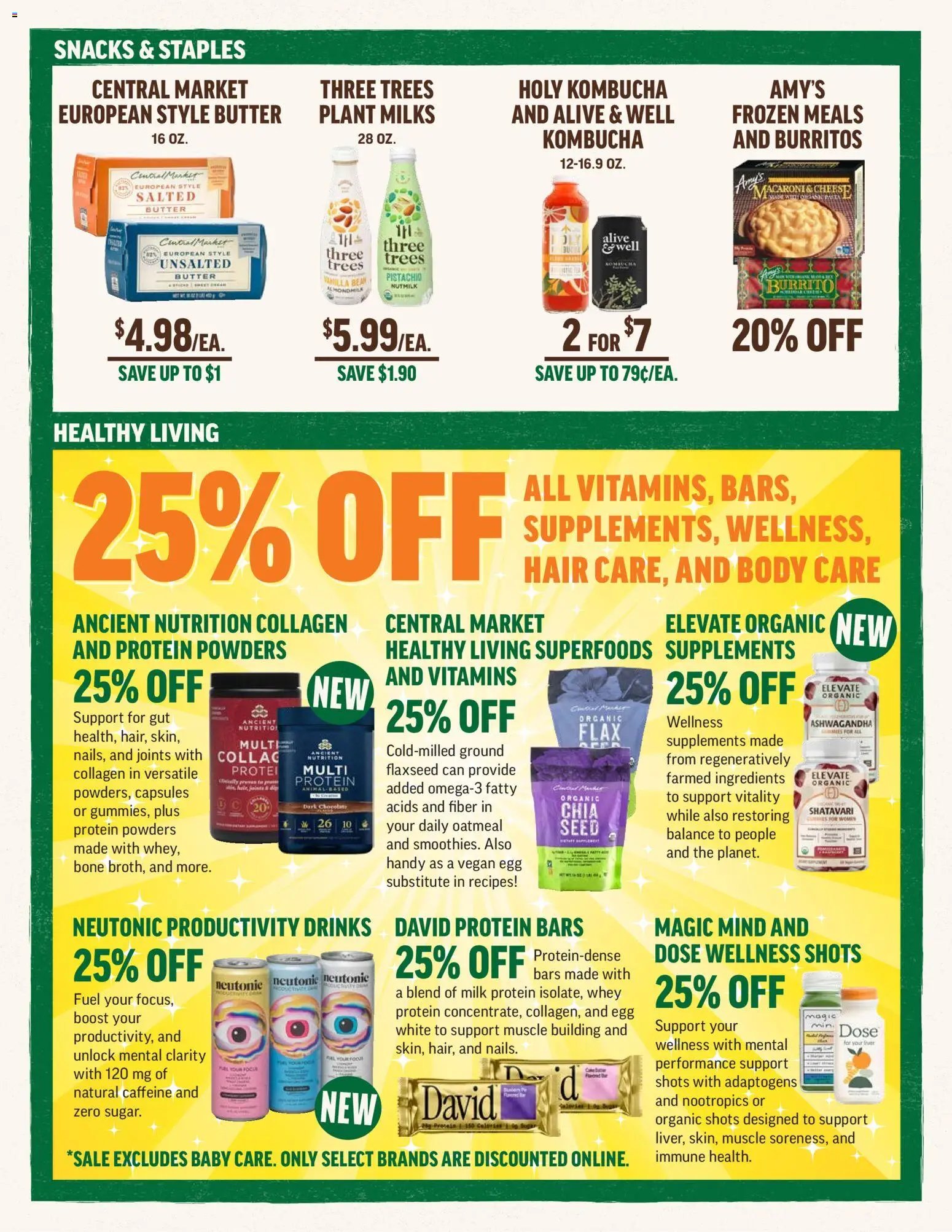 Central Market offer from 01/01/2026 Weekly Ad