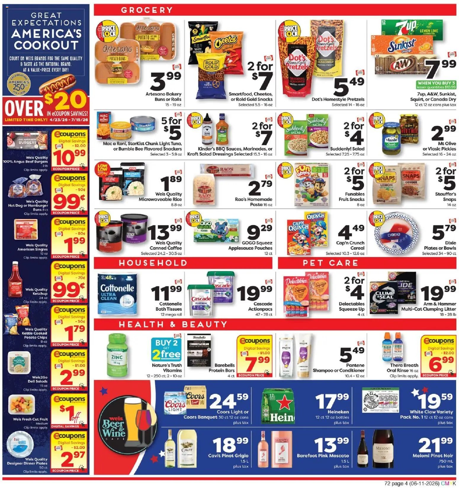 Weis offer from 06/11/2026 Weis Weekly Circular - WV