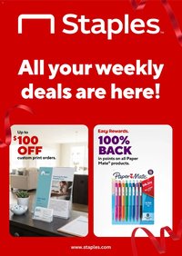 Staples offer from 01/25/2026 Weekly Ad