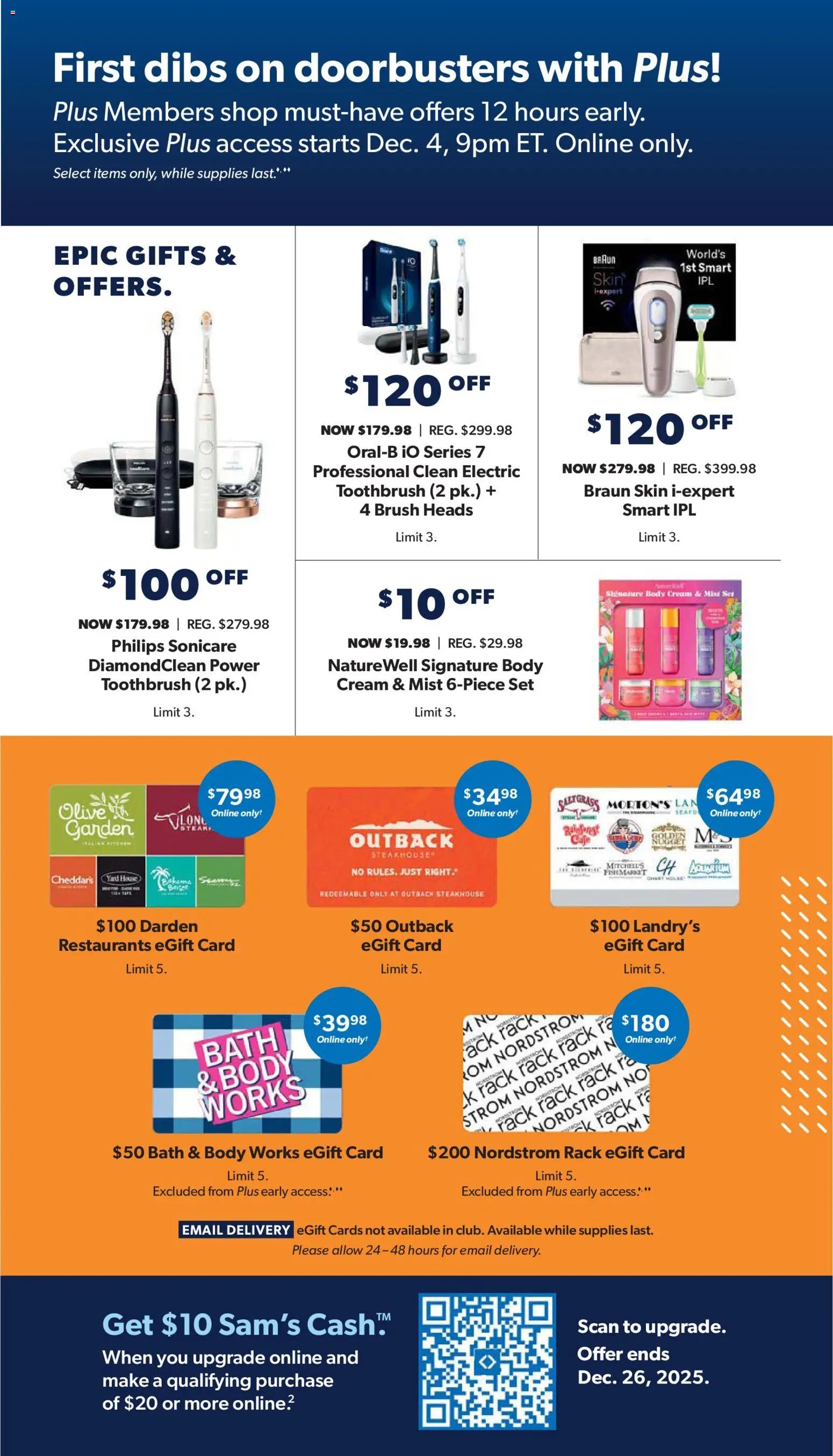 Sam's Club offer from 12/03/2025 Instant Savings Book December