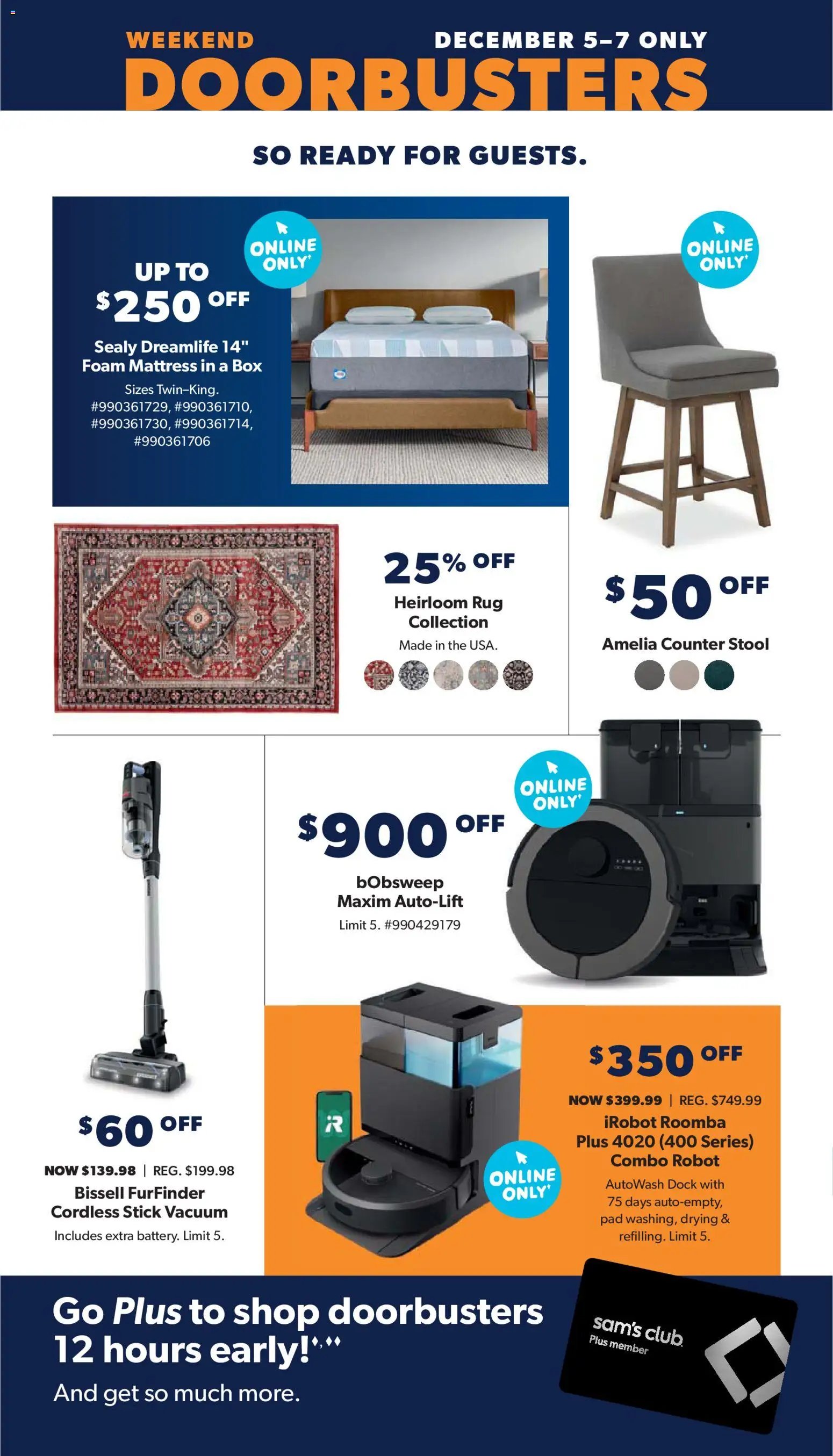 Sam's Club offer from 12/03/2025 Instant Savings Book December