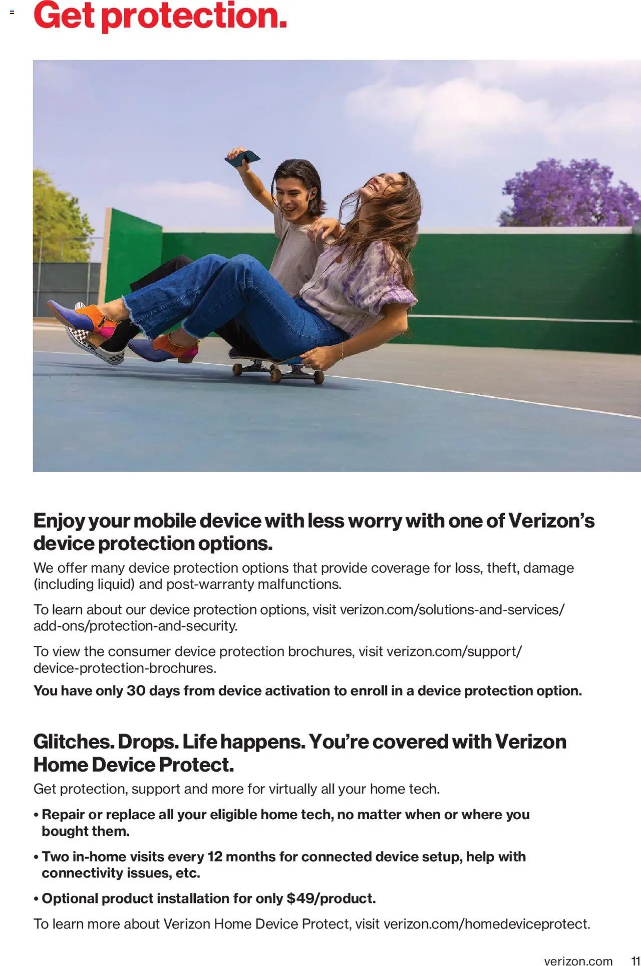Verizon offer from 11/01/2024 Brochure