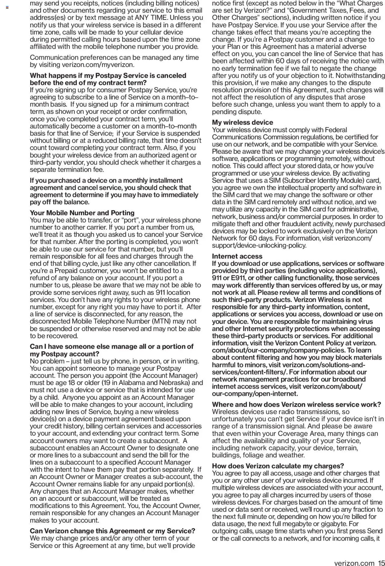 Verizon offer from 11/01/2024 Brochure