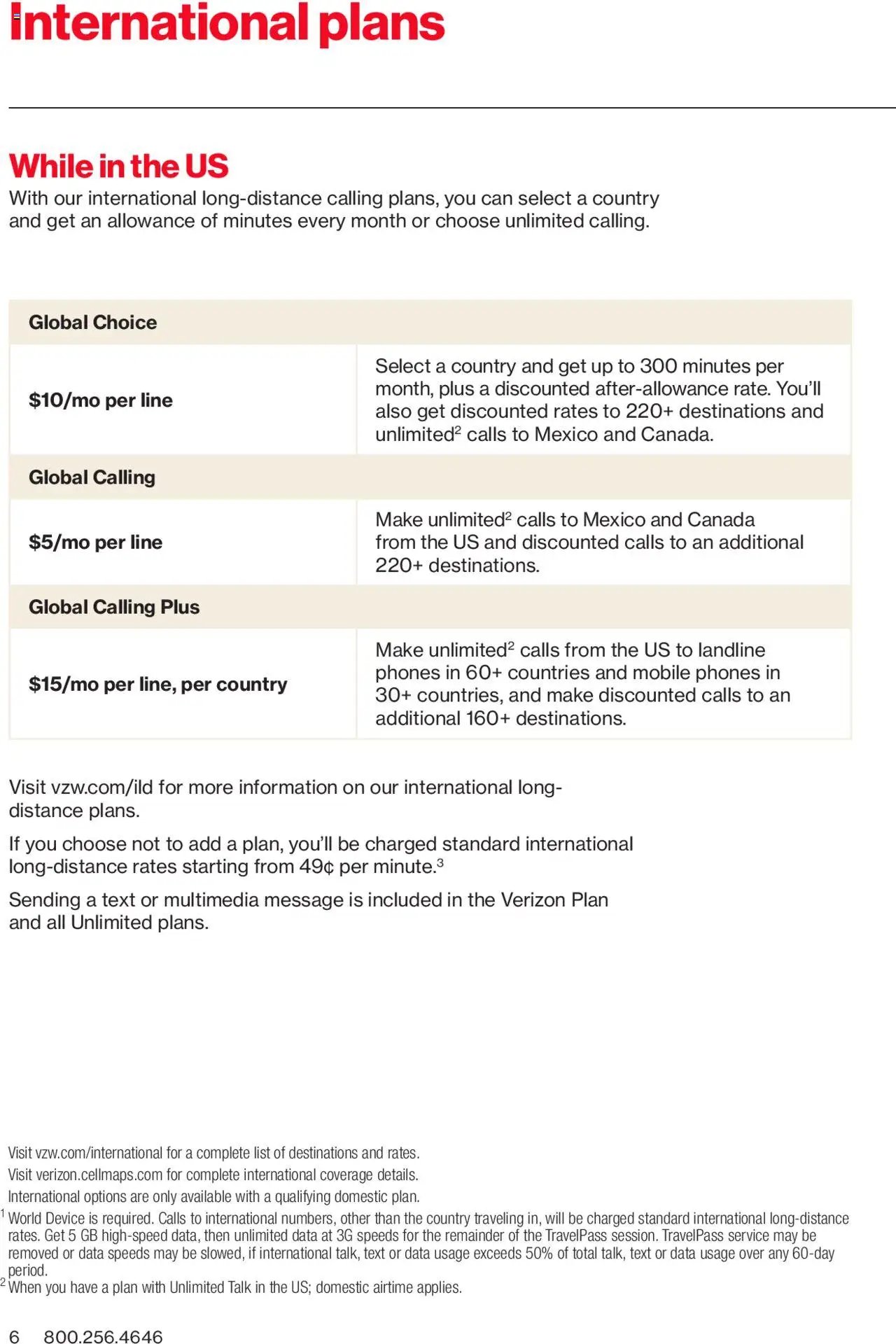 Verizon offer from 11/01/2024 Brochure