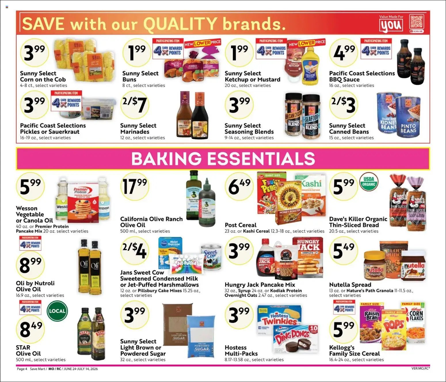 Save Mart offer from 06/24/2026 Save Mart Big Book of Savings